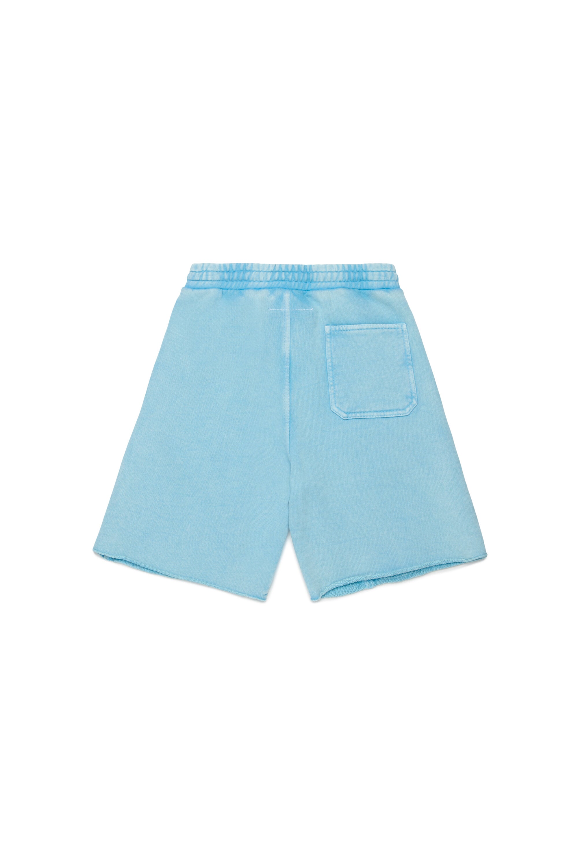 Fleece shorts with logo