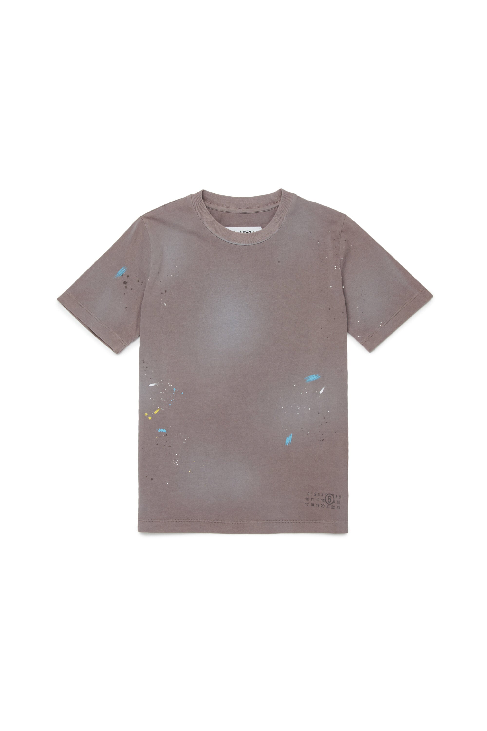 Camiseta de cuello redondo con logo