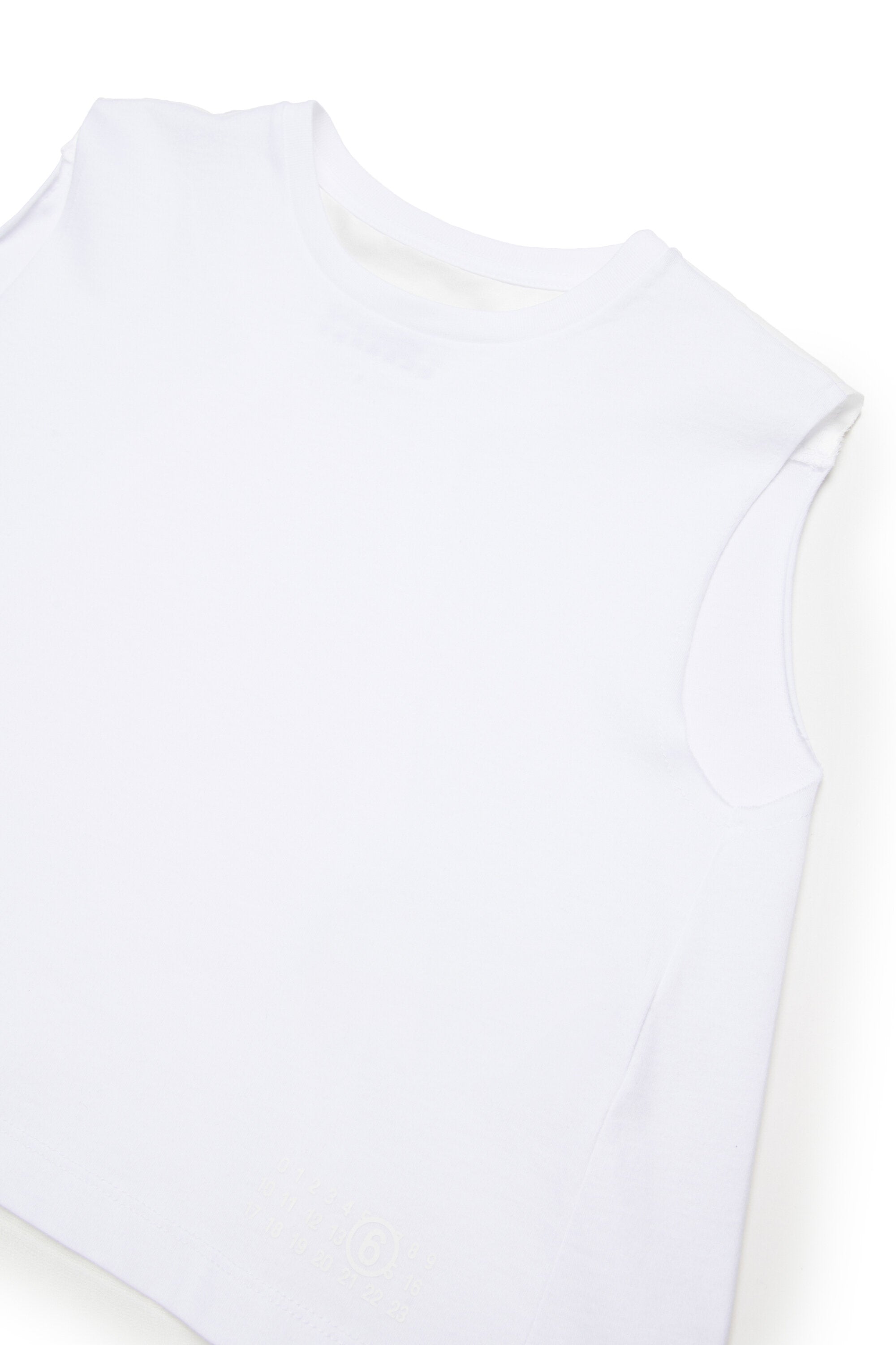 Camiseta sin mangas con logotipo