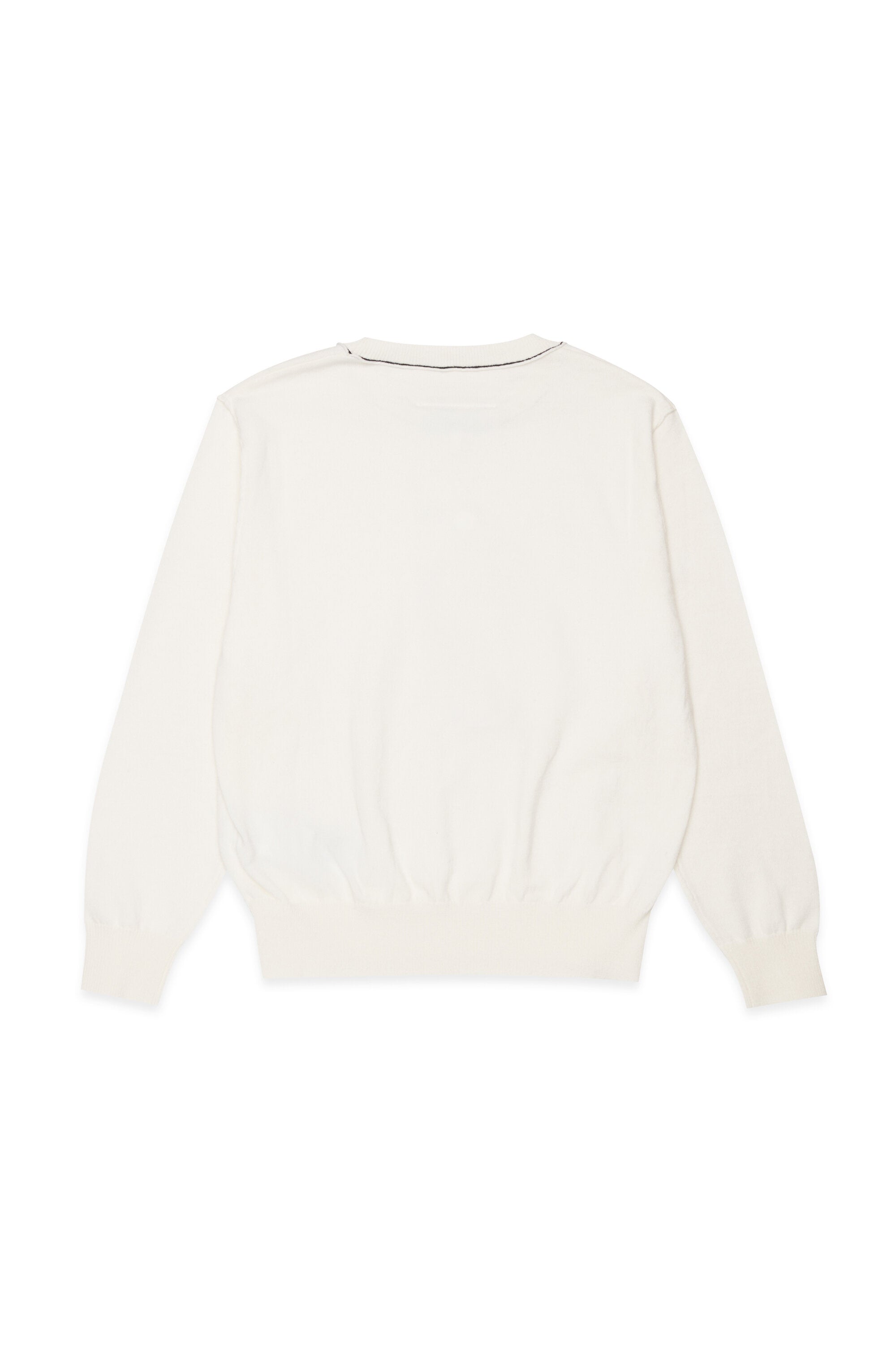 Crew-neck pullover with logo