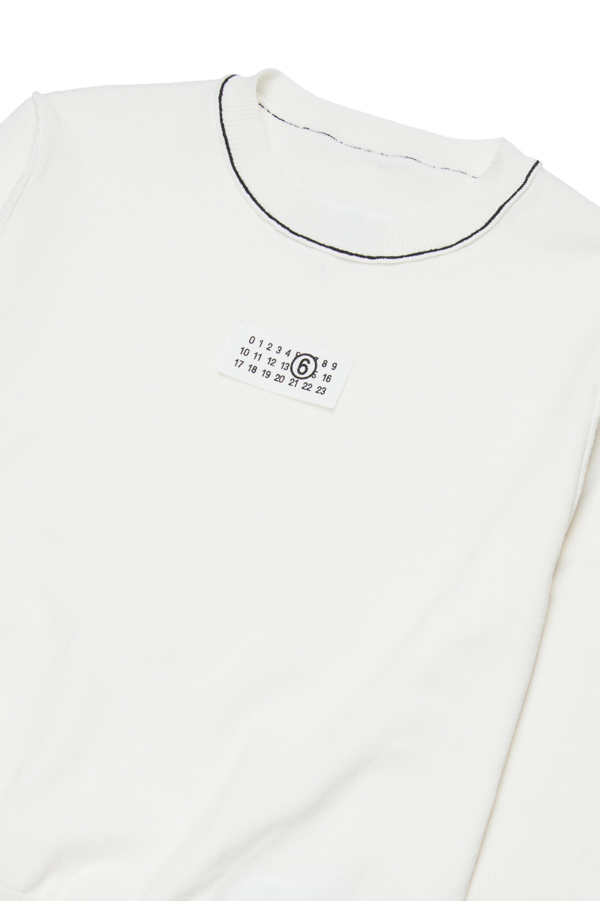 Jersey de cuello redondo con logo