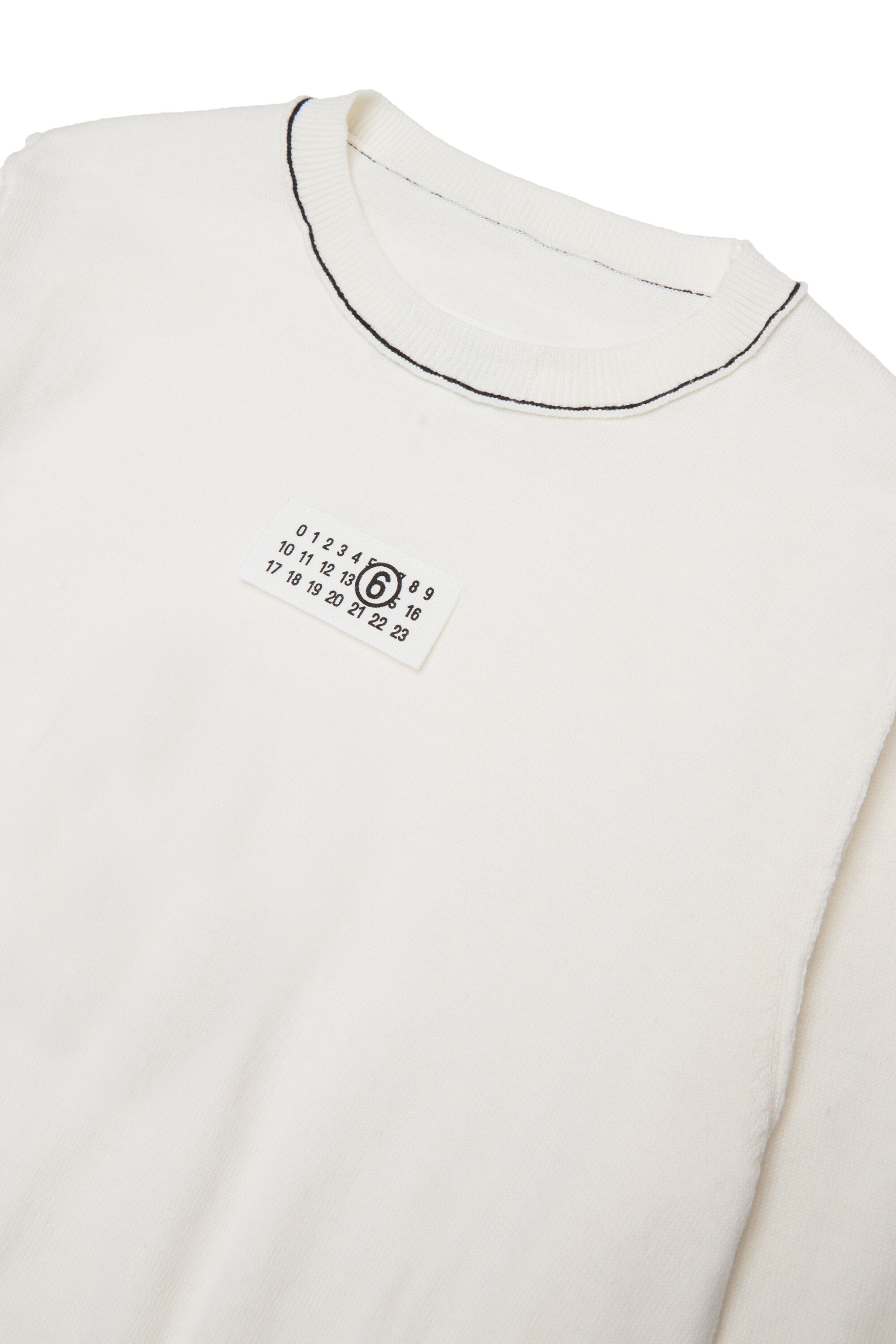 Crew-neck pullover with logo