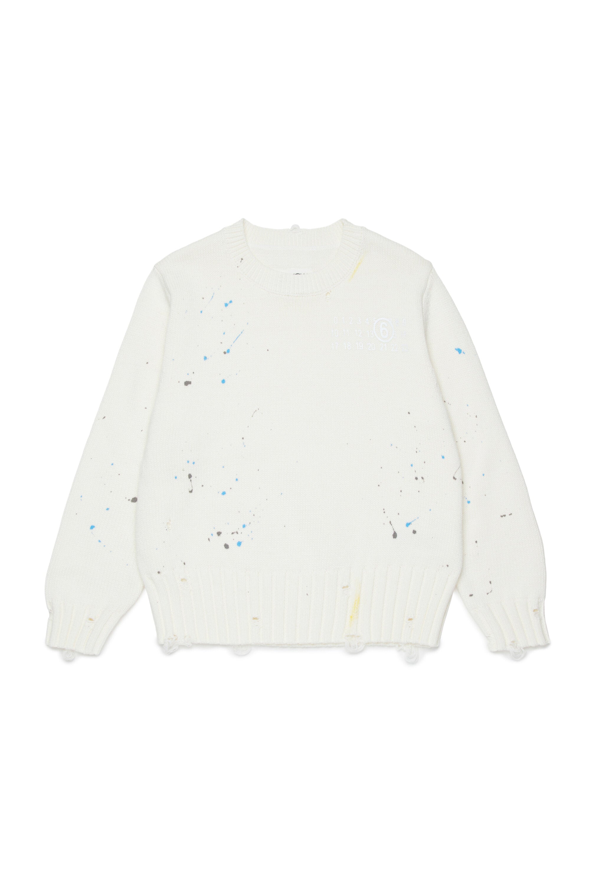 Crewneck pullover with logo