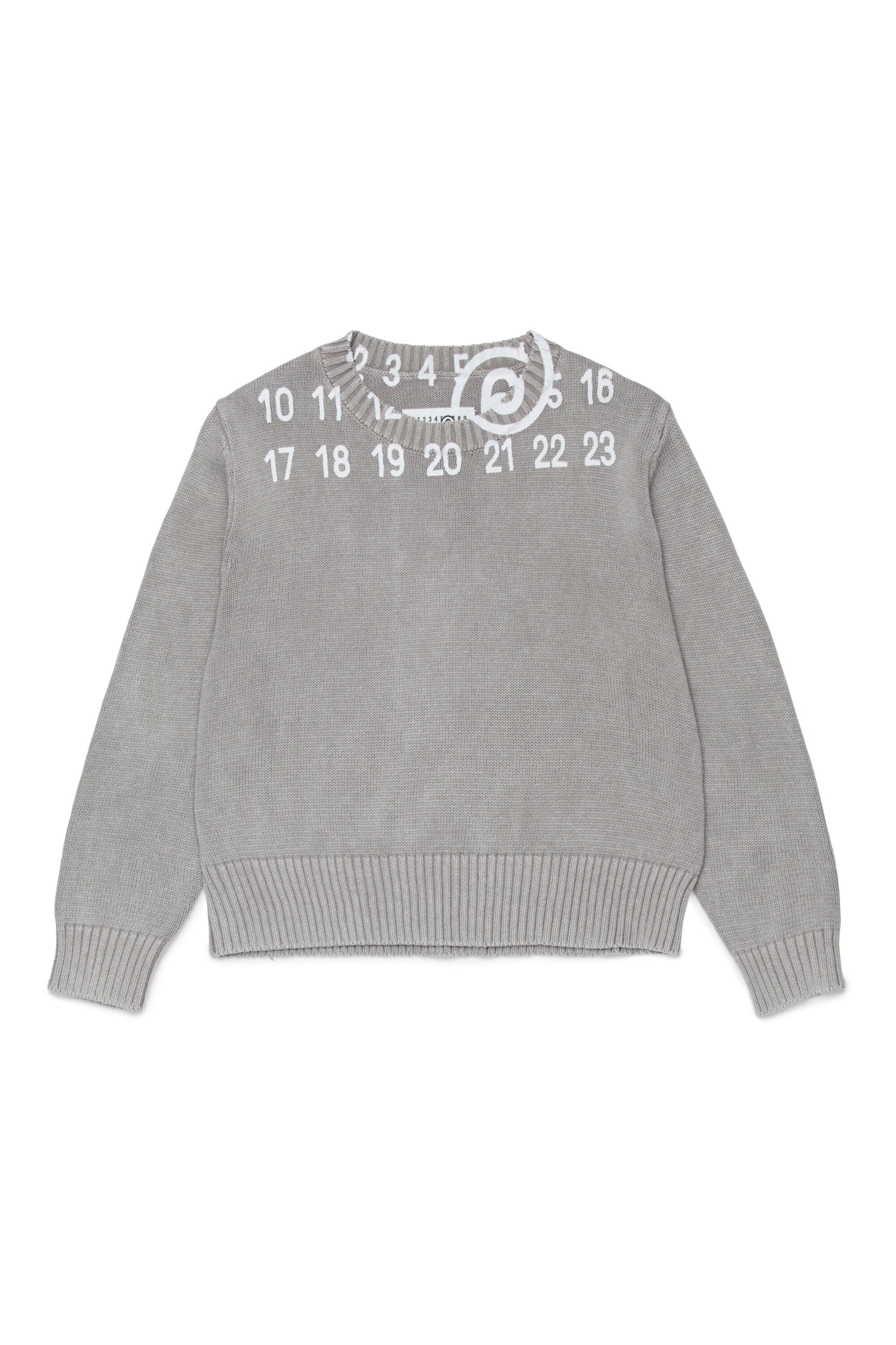 Crew neck pullover with logo