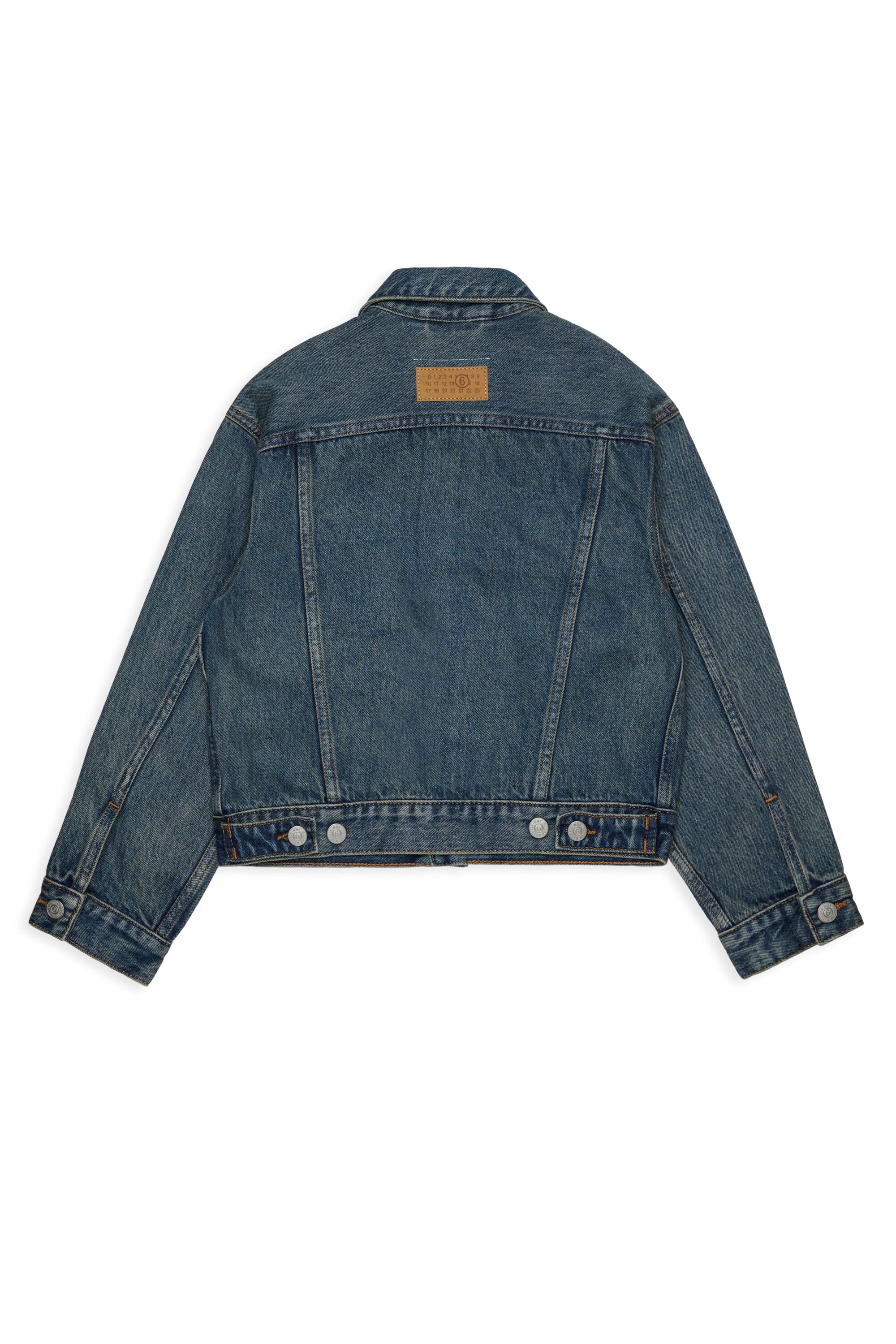 Chaqueta vaquera con logo estampado