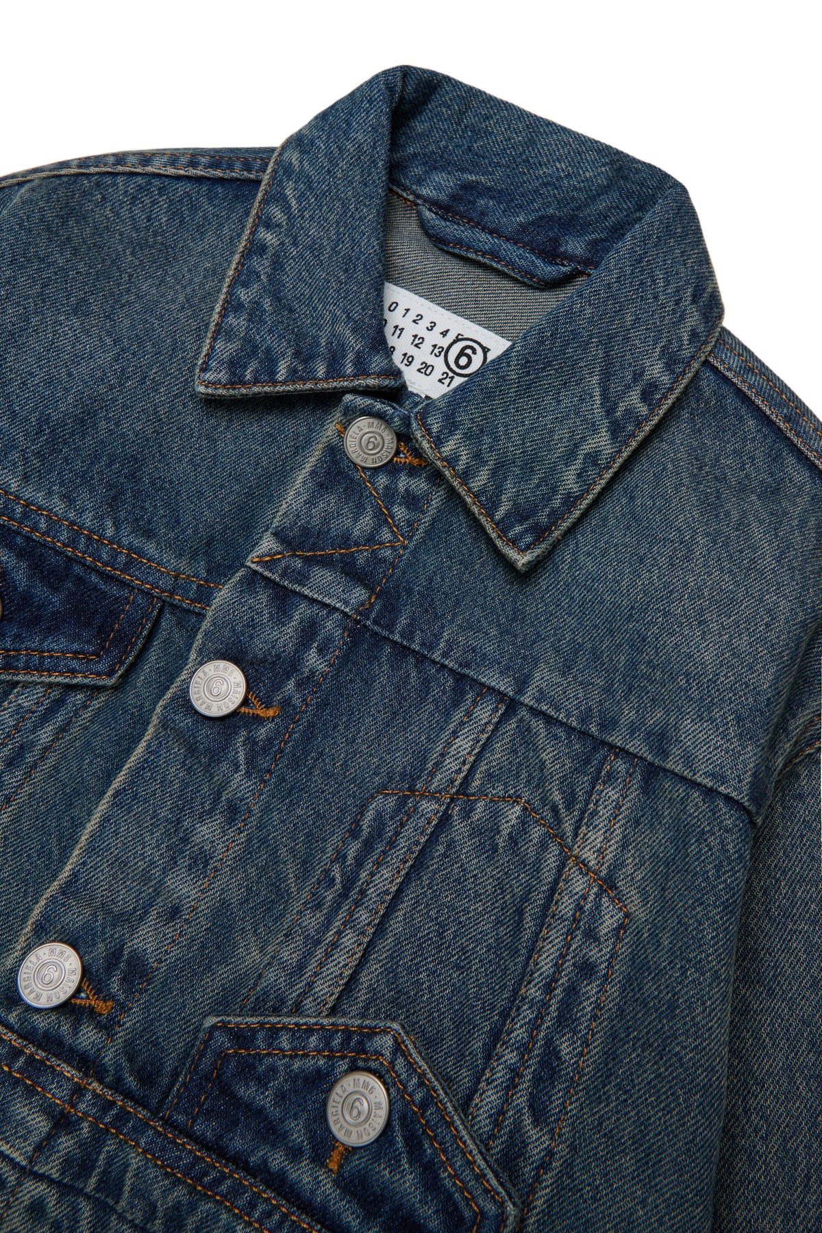 Chaqueta vaquera con logo