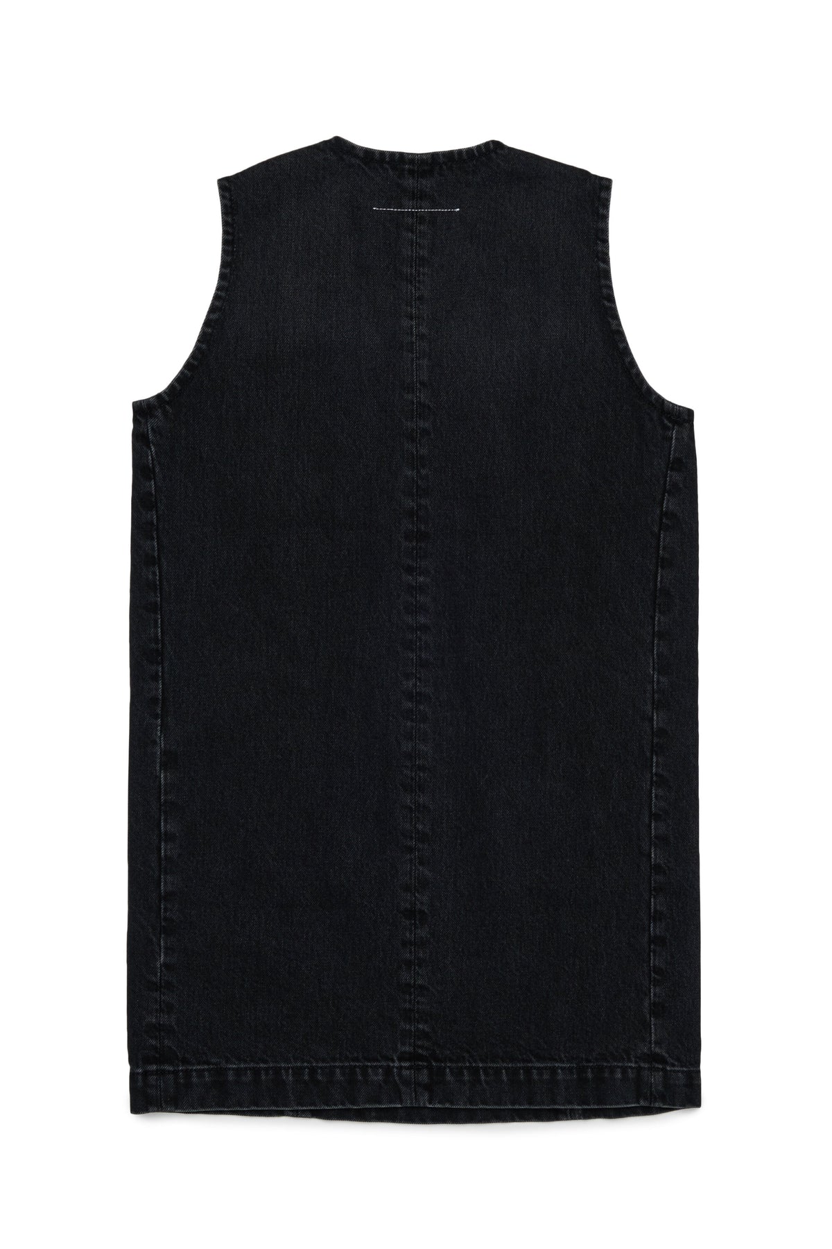 Vestido sin mangas efecto usado con logo