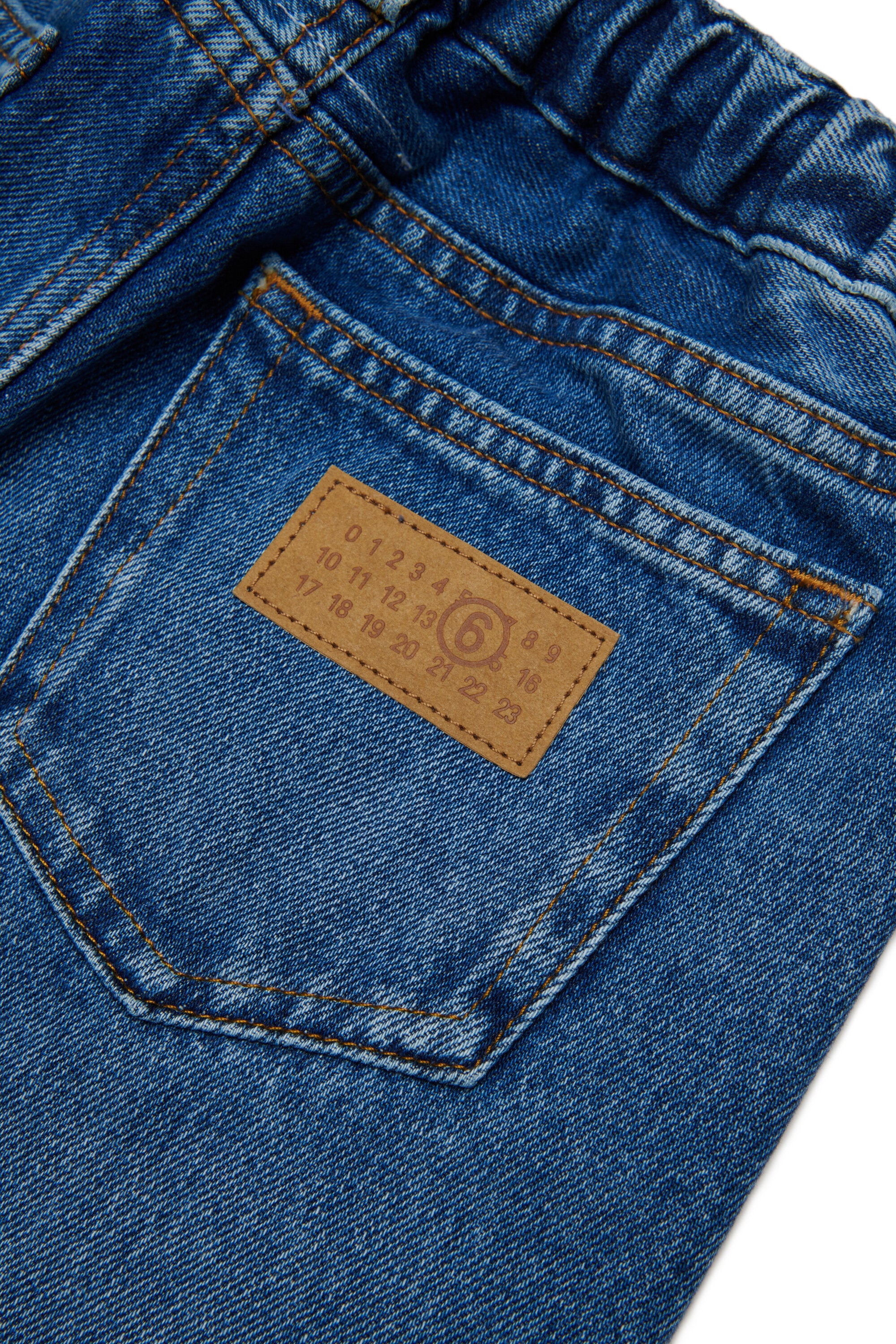 Regular jeans in two-tone denim