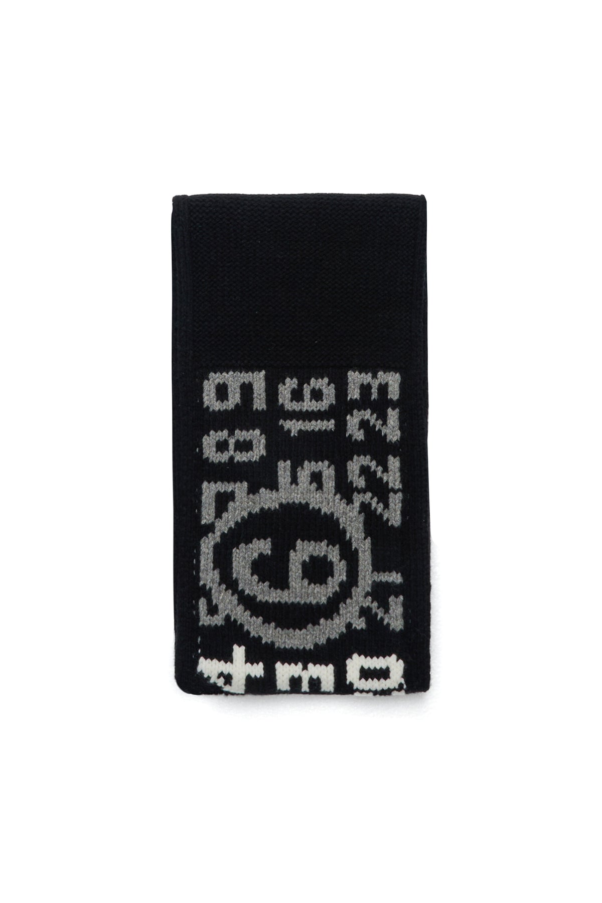 Scarf with numeric logo