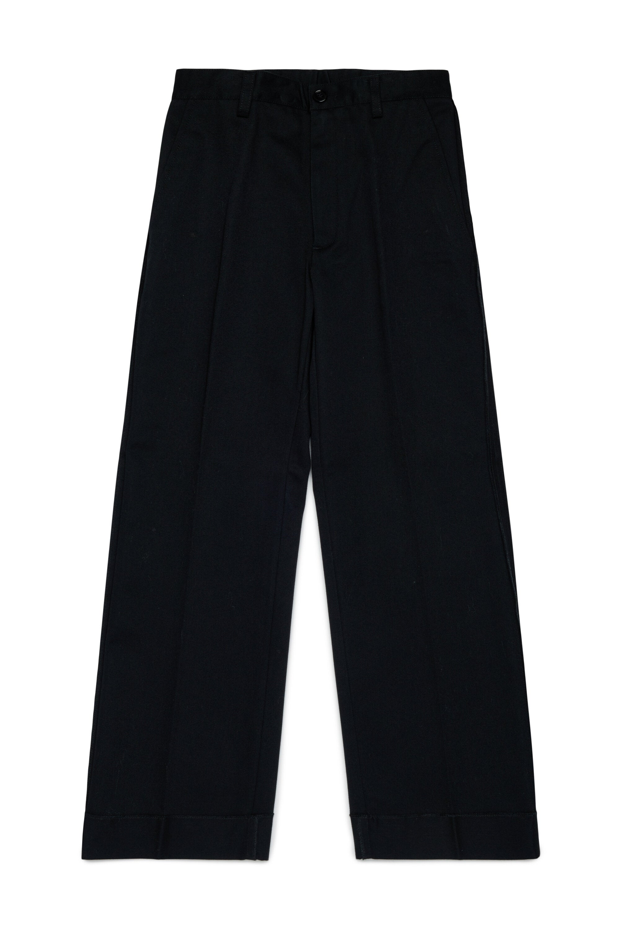 Pantalones formales de corte recto