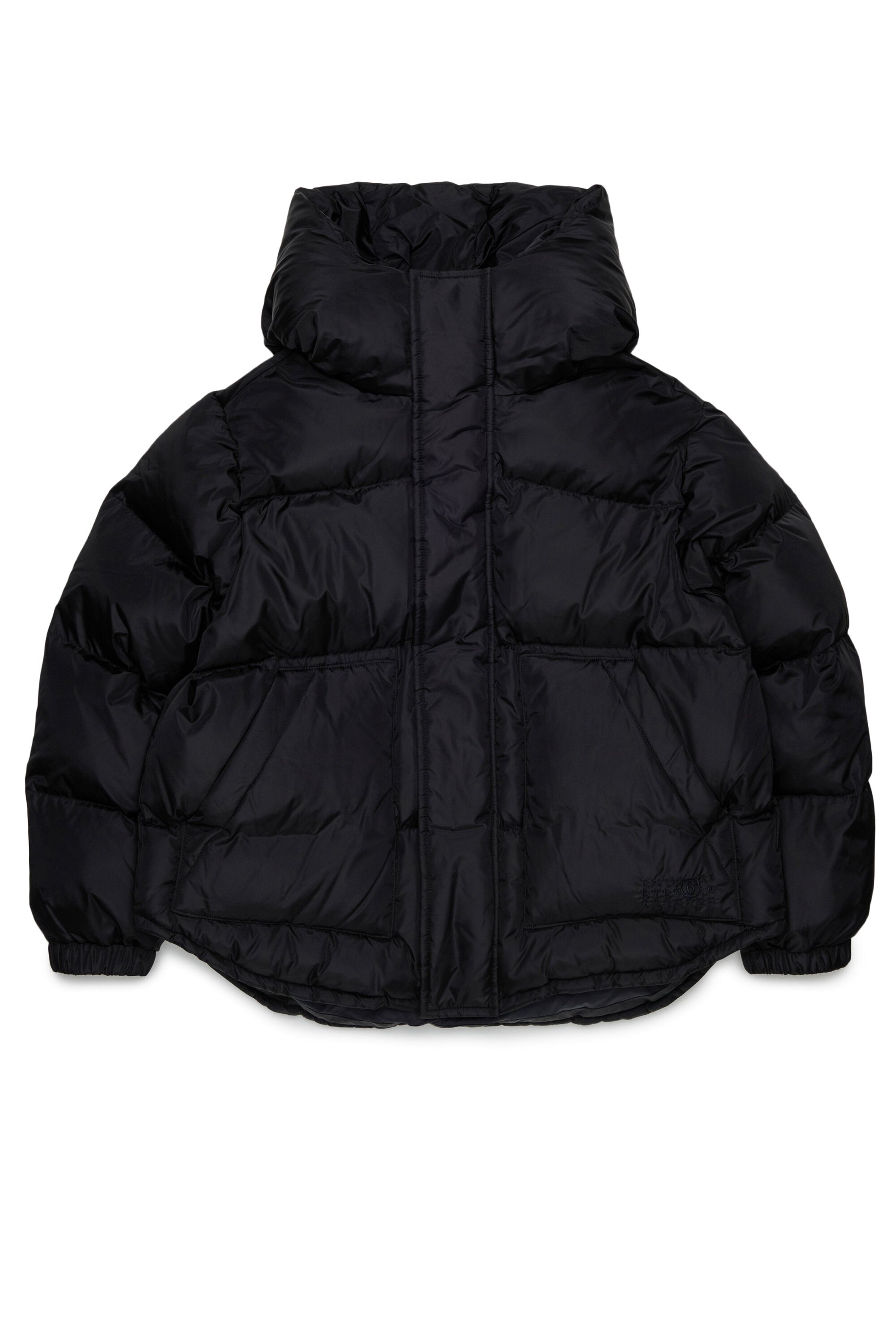 Padded jacket with logo
