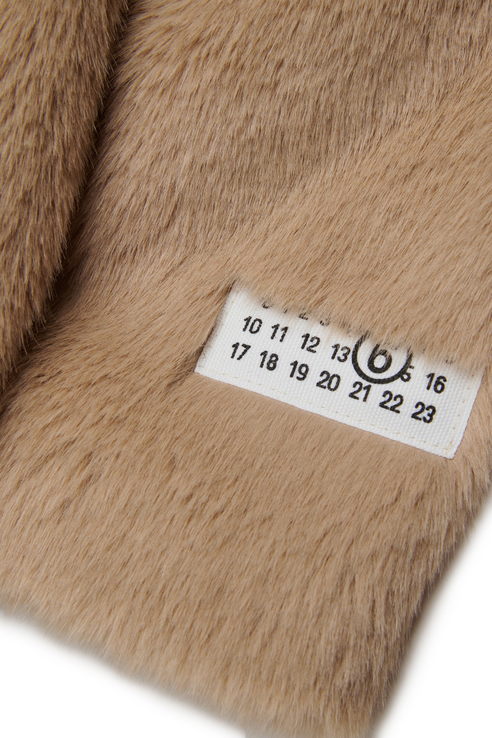 Chaqueta de piel sintética con logo