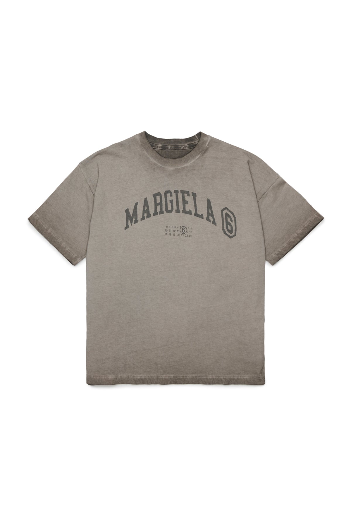 Camiseta de cuello redondo con logo