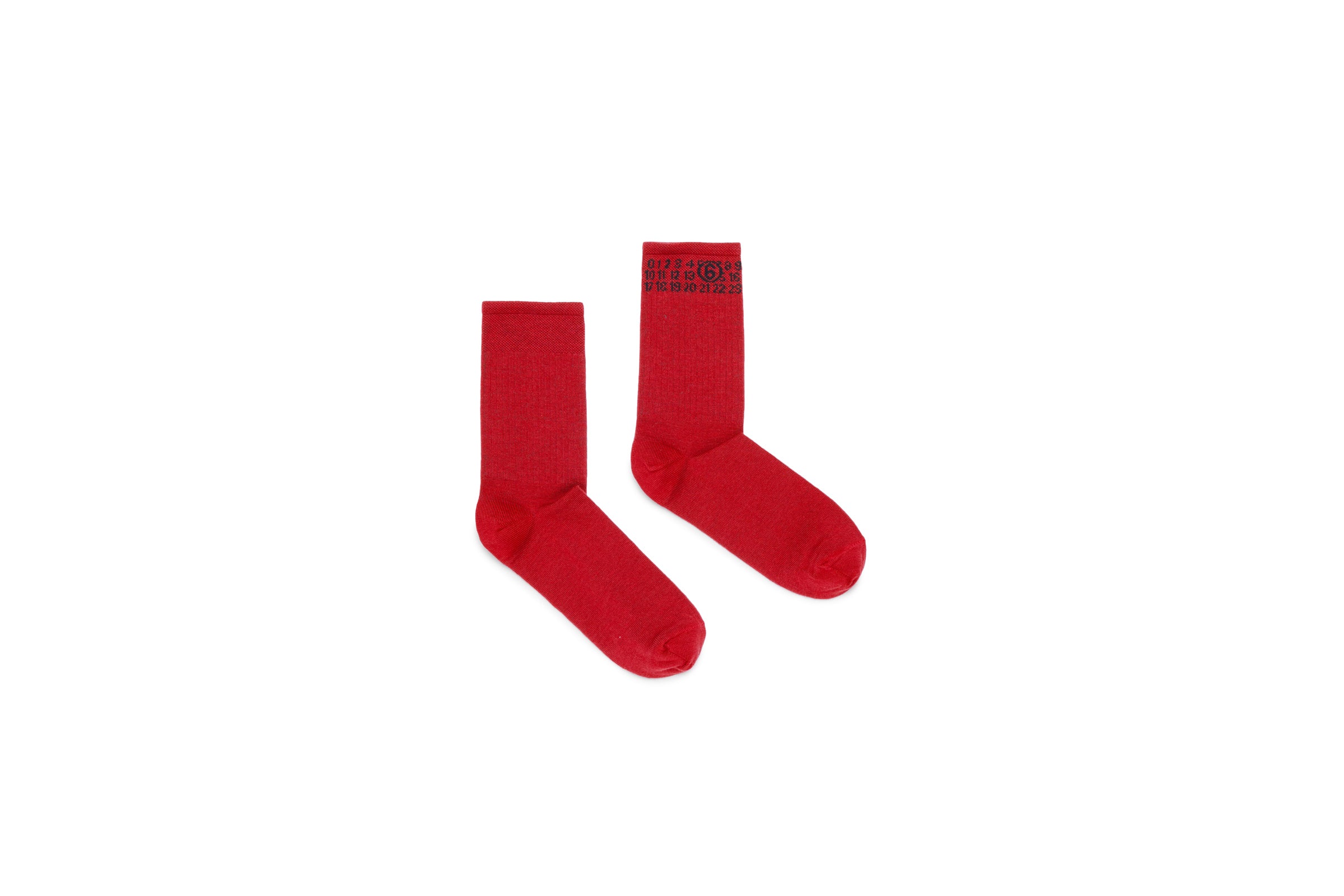 Calcetines con logo numérico