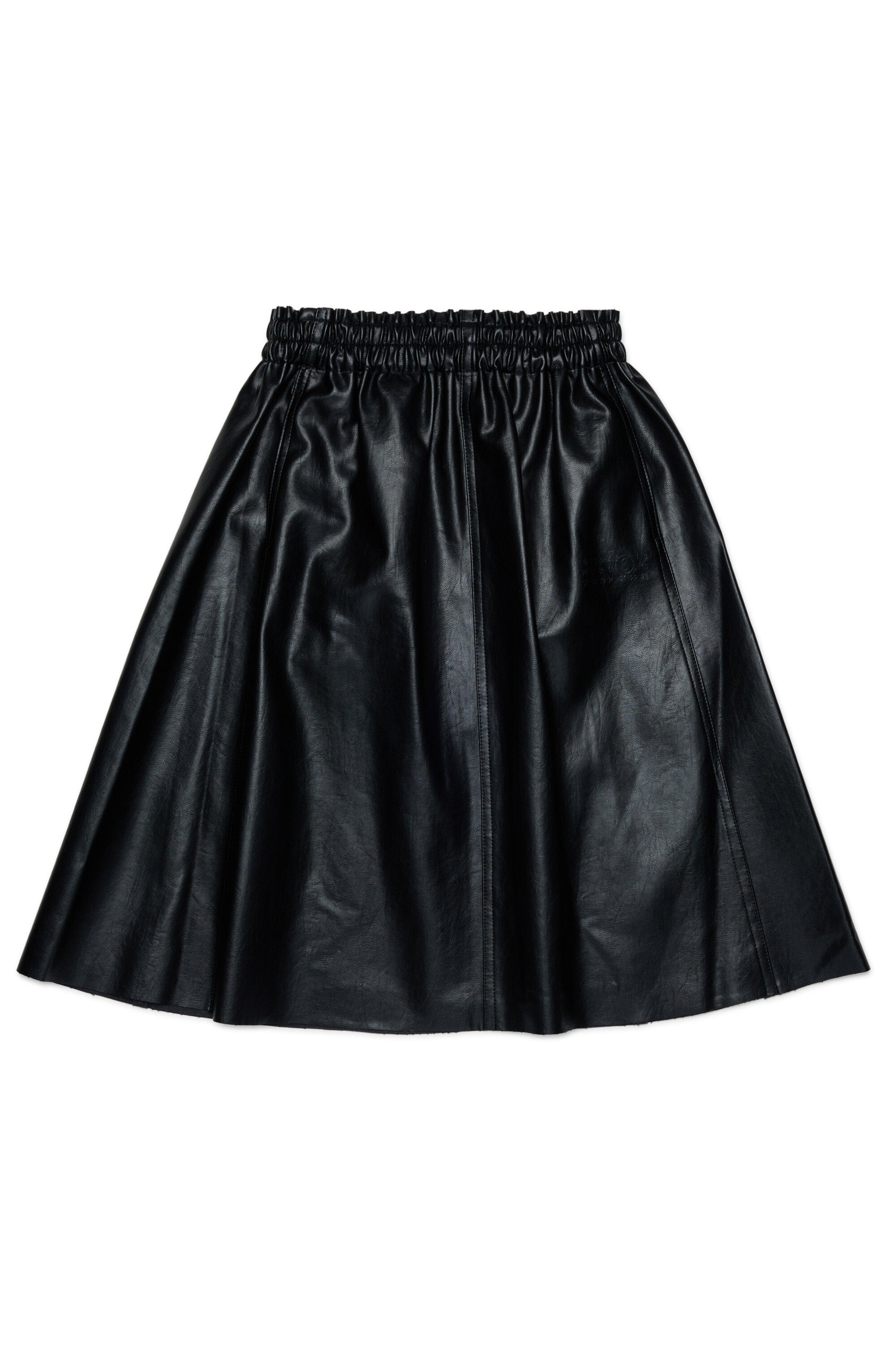 Falda midi con logo