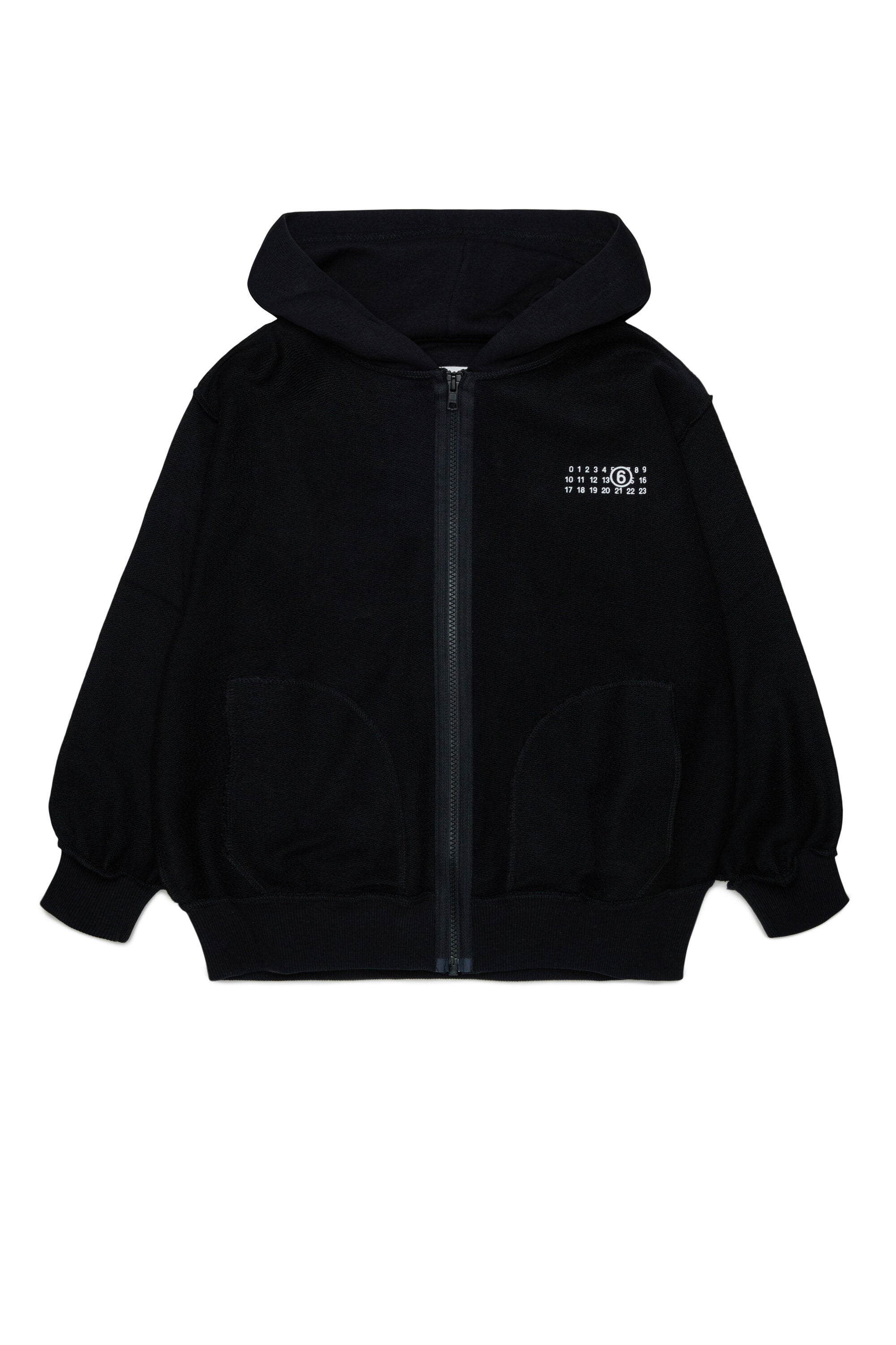 Sudadera con cremallera y logo