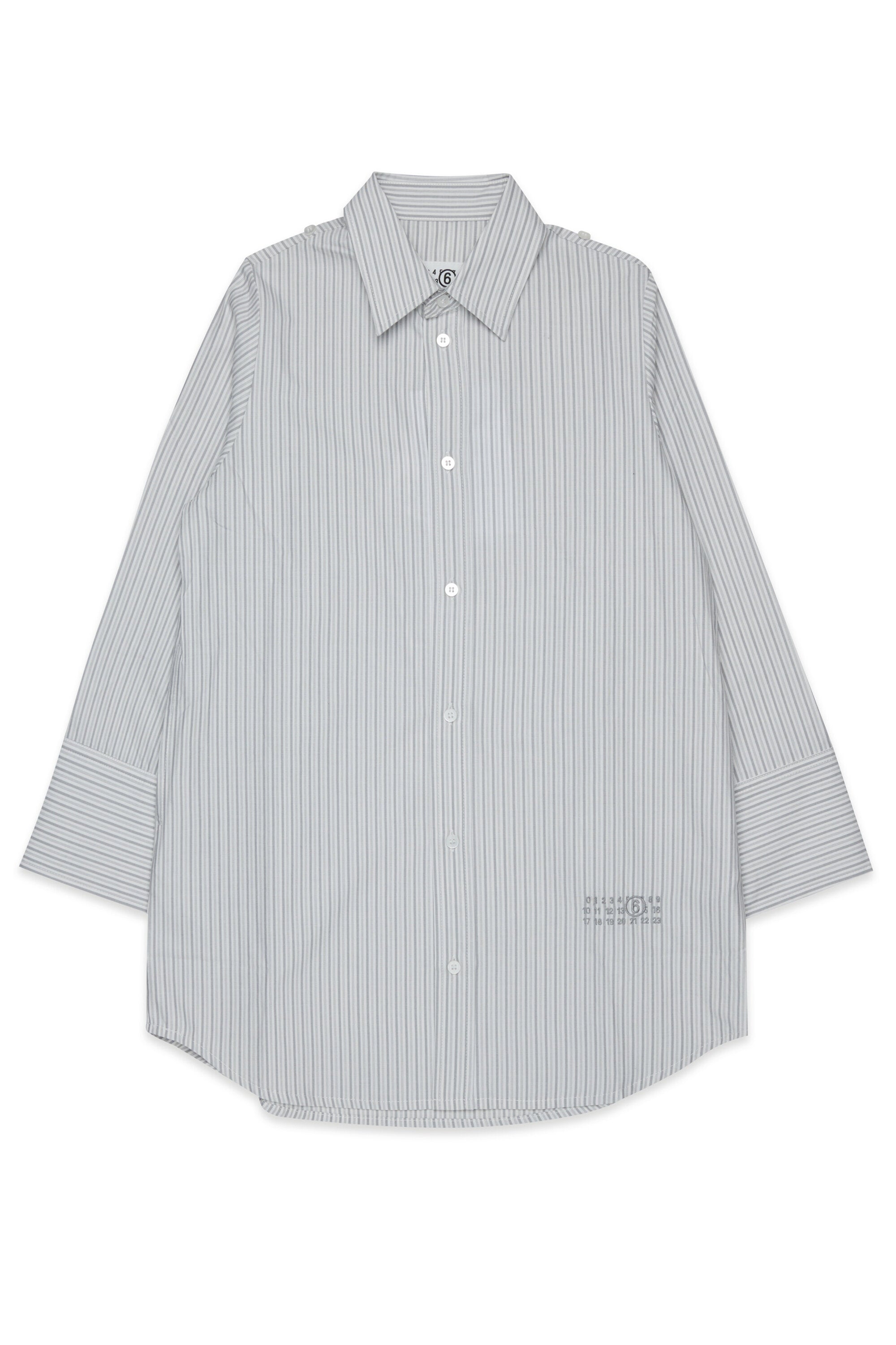 Camisa de rayas con logo