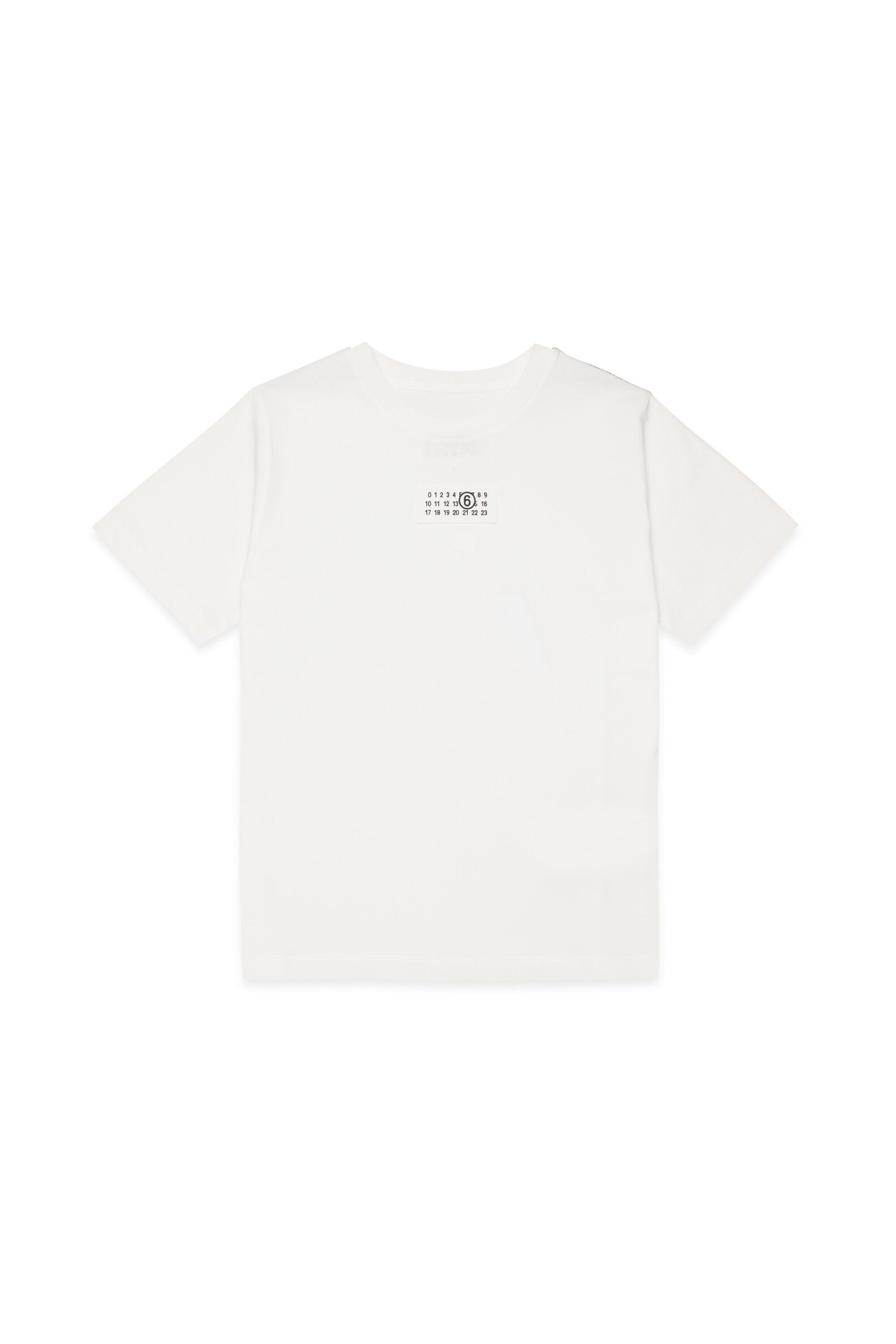 Camiseta de cuello redondo con logo