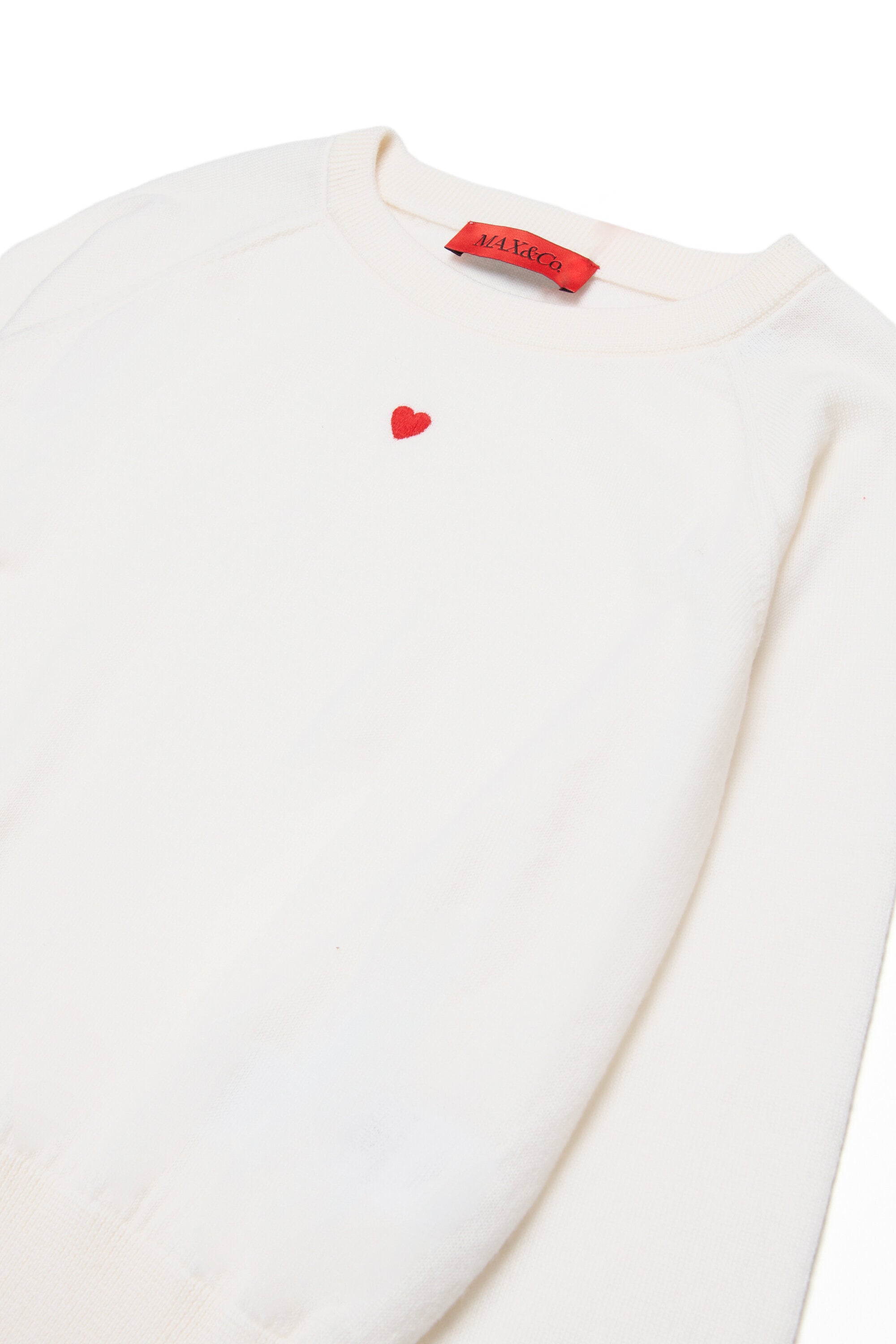 Jersey de lana con cuello redondo