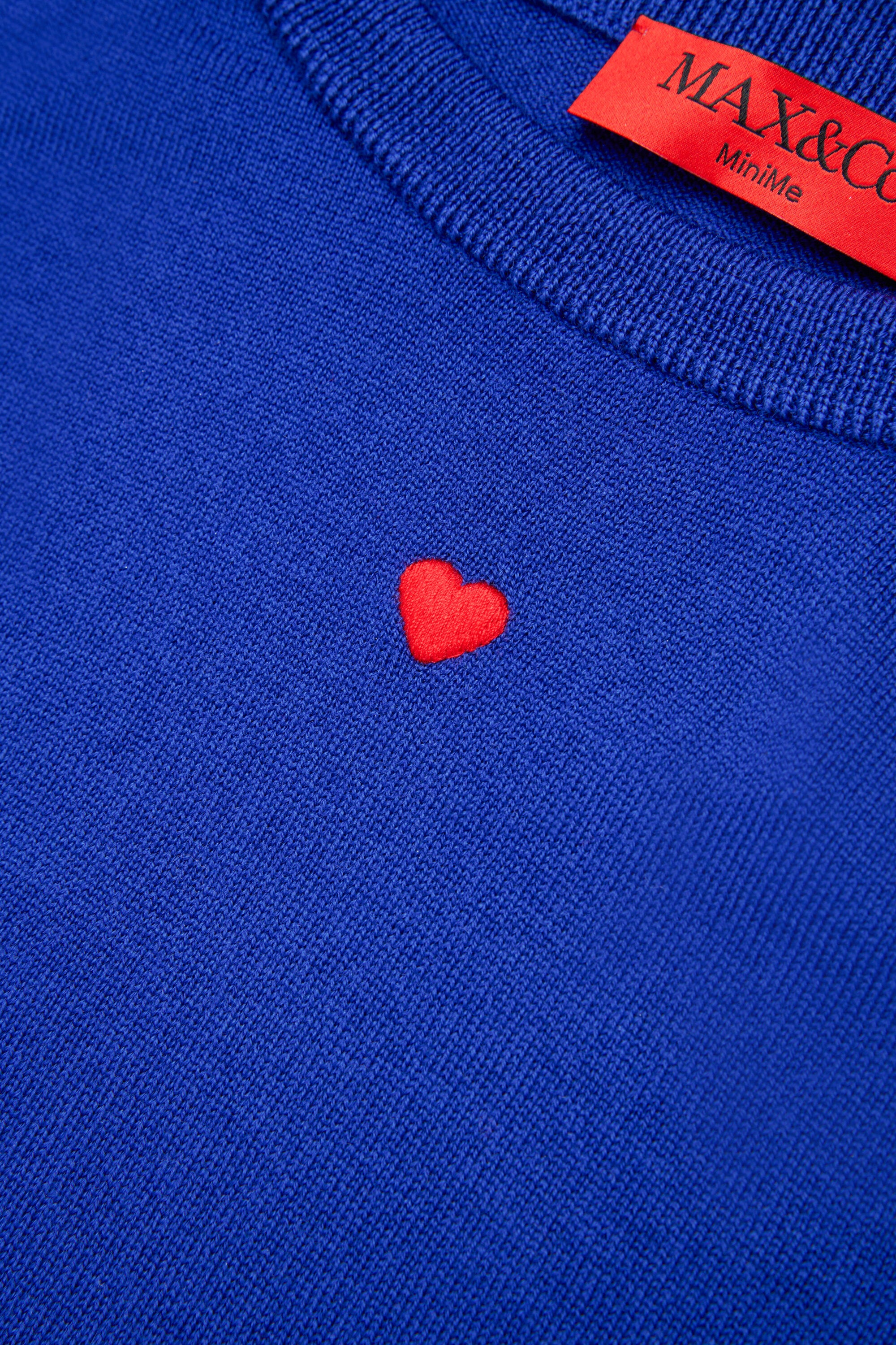 Jersey de lana con cuello redondo