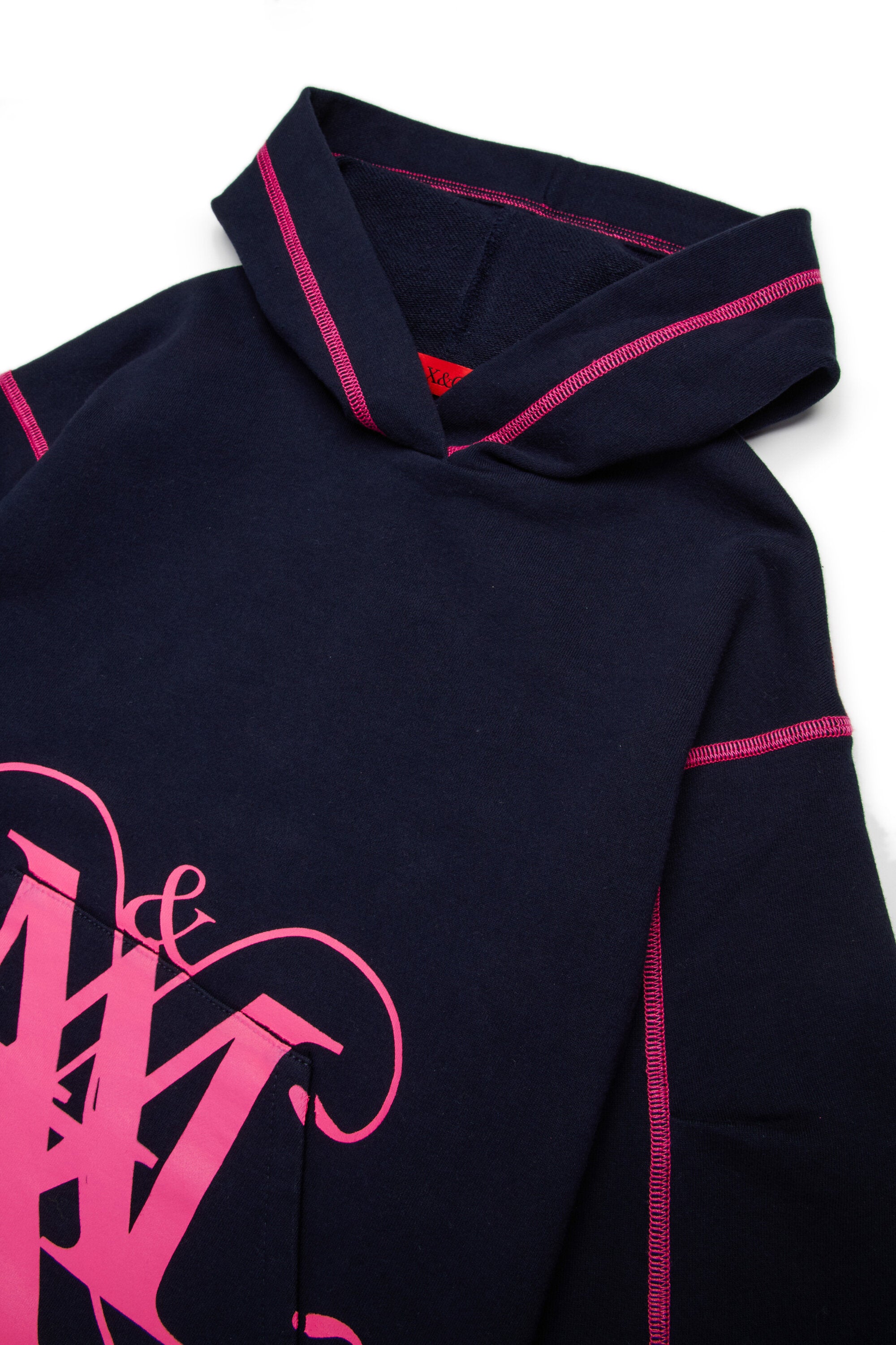 Vestido maxi-suéter con escudo Monogram