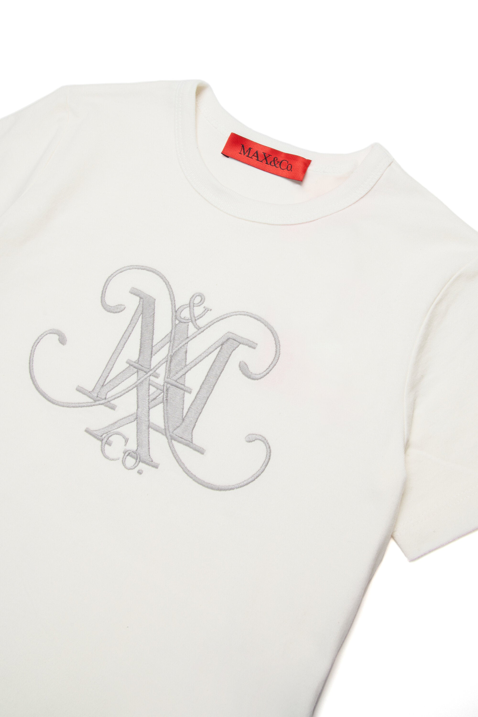 Camiseta de punto con maxi escudo