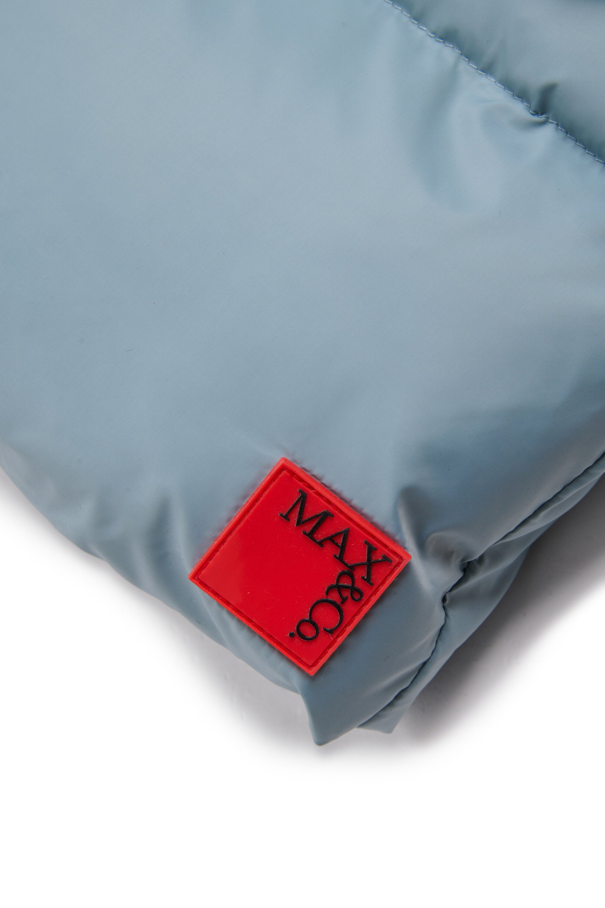 Chaqueta larga acolchada con maxibolsillos