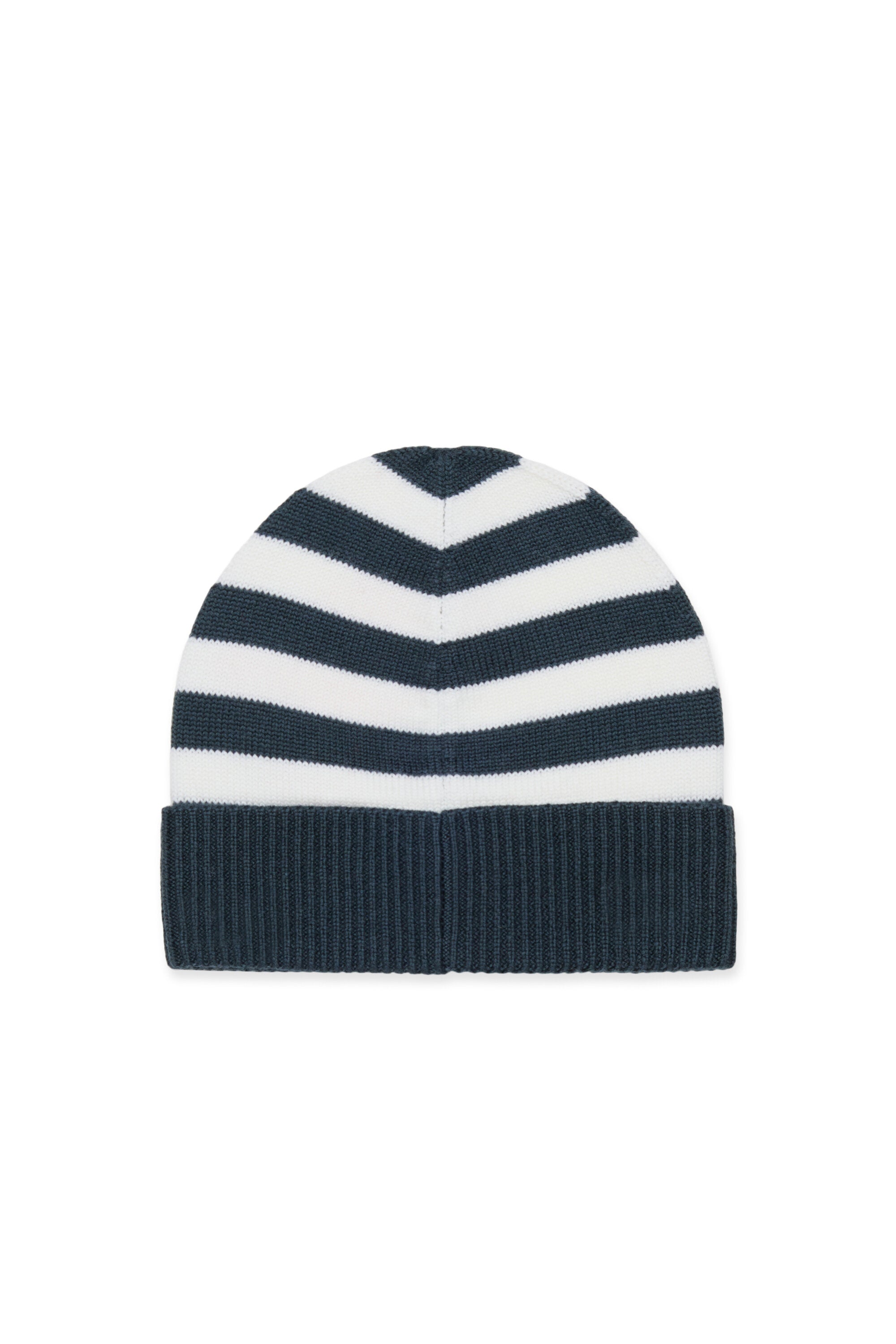 Striped wool beanie