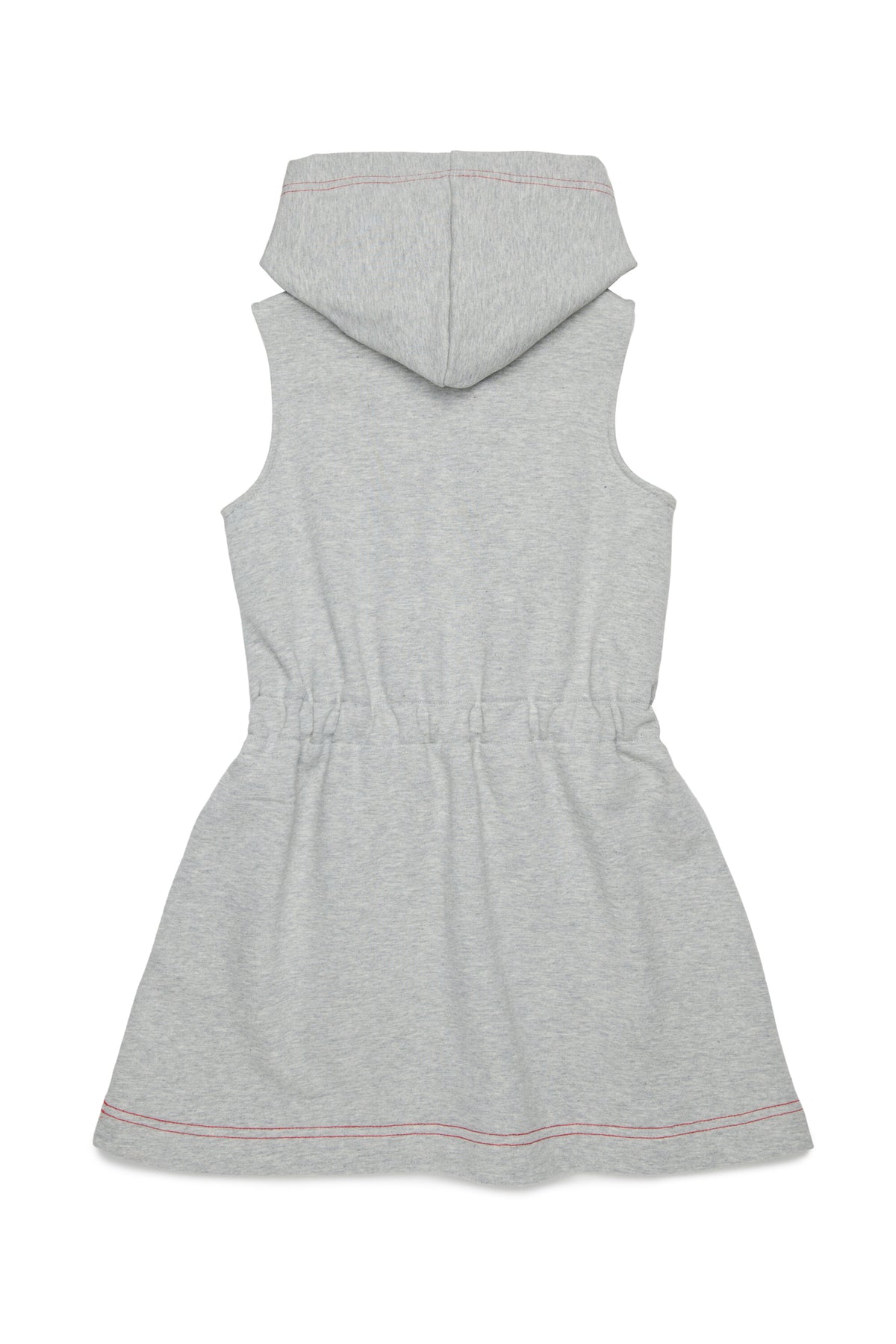 Vestido corto sin mangas con logo