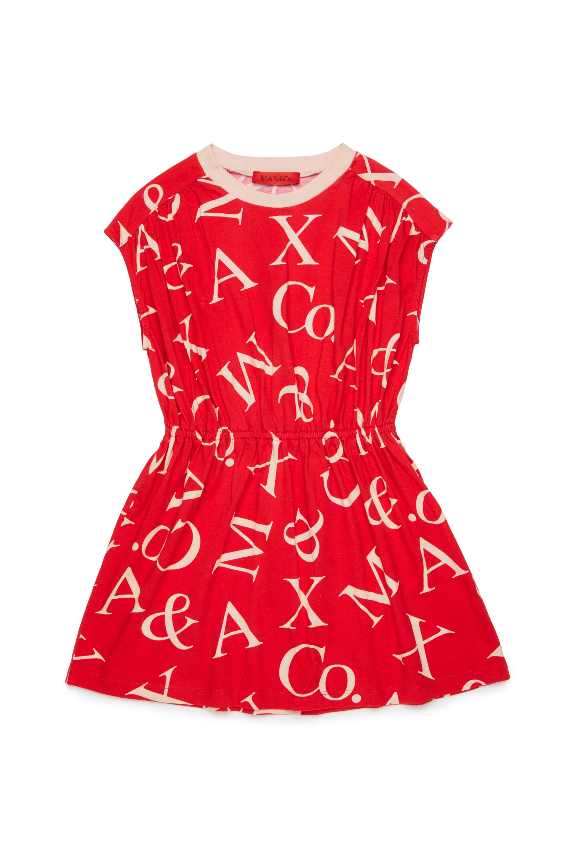 Short dress with logo