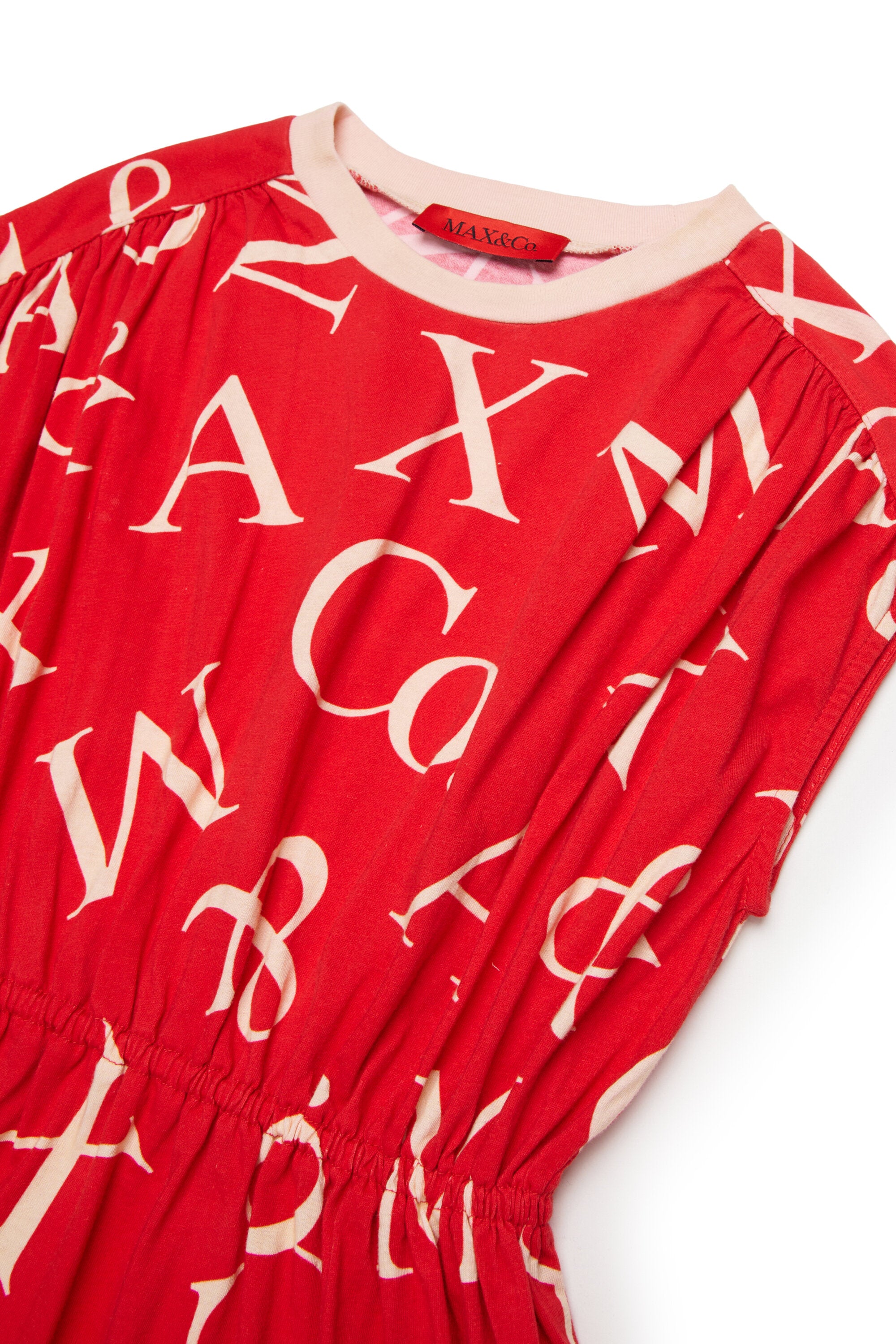 Short dress with logo