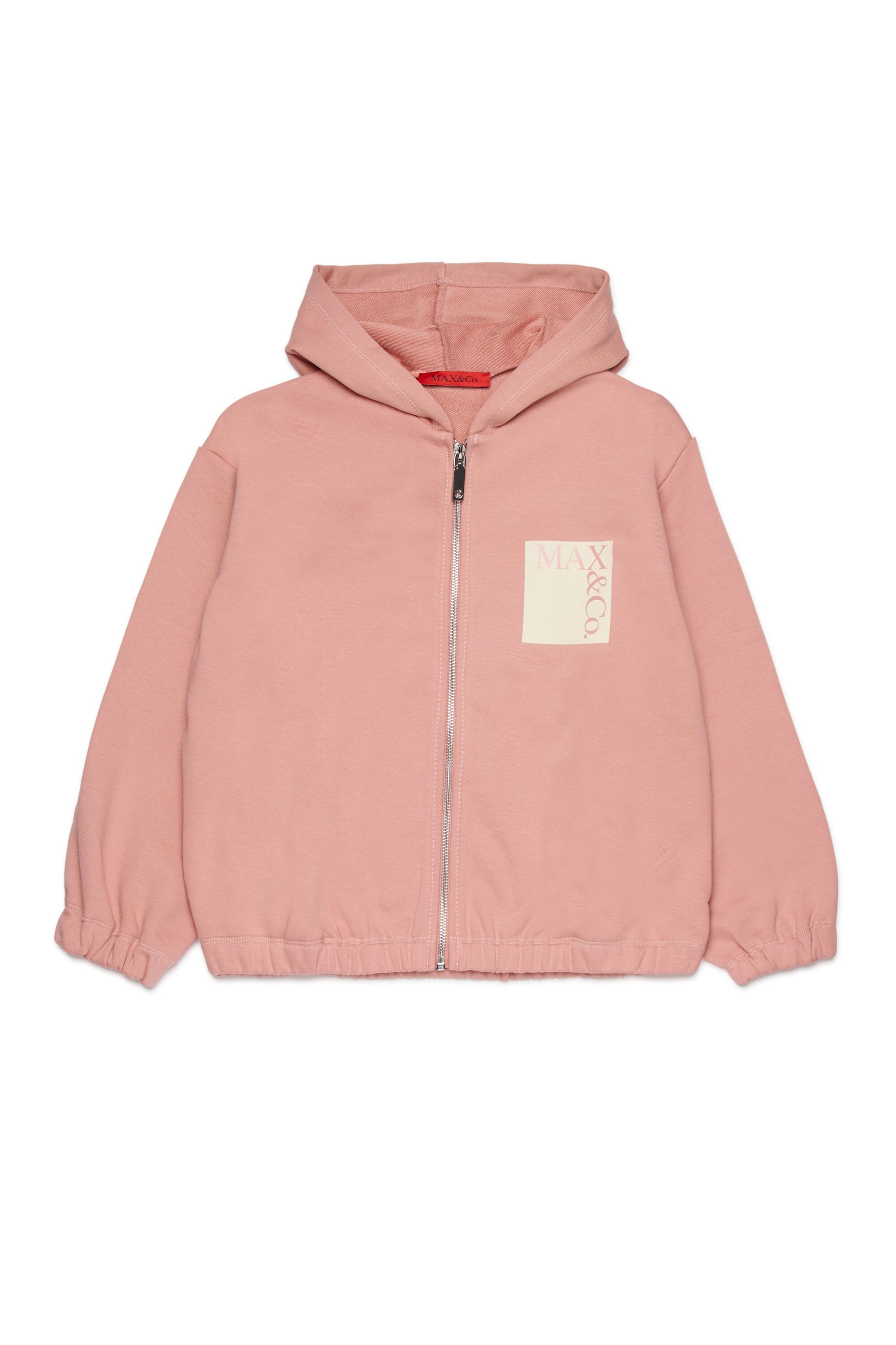 Full-zip sweatshirt with logo