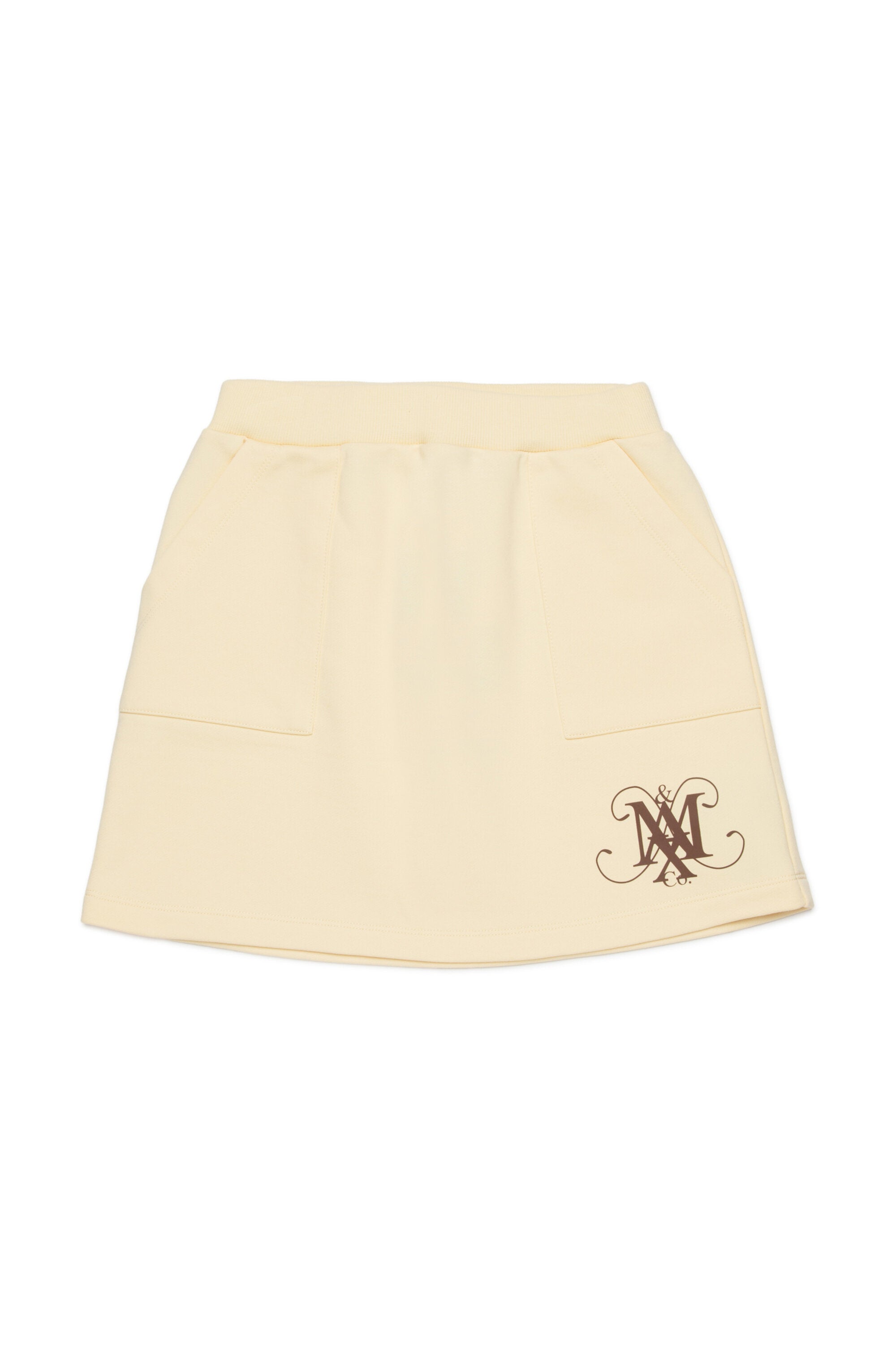 Falda con logo