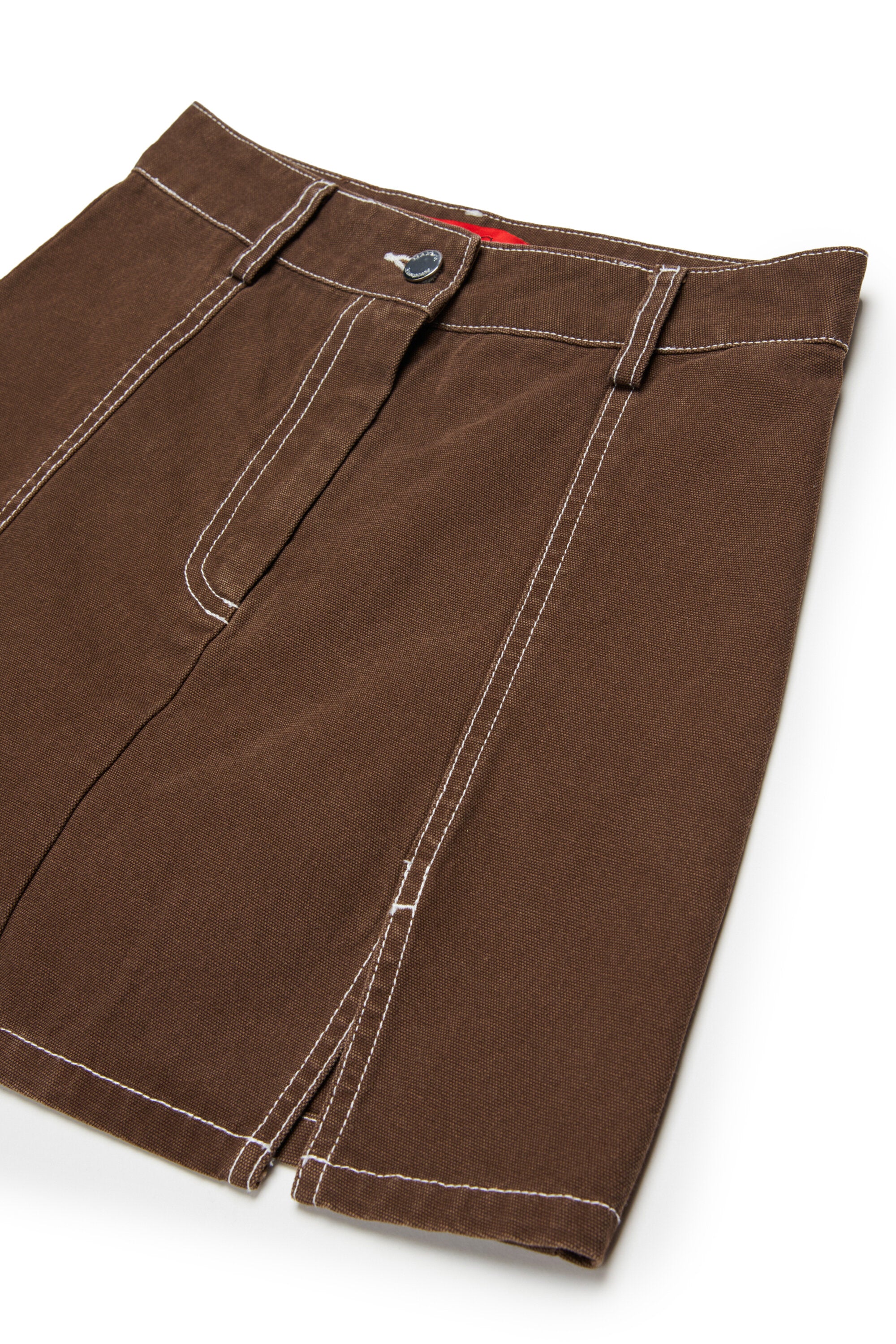 Short skirt with logo