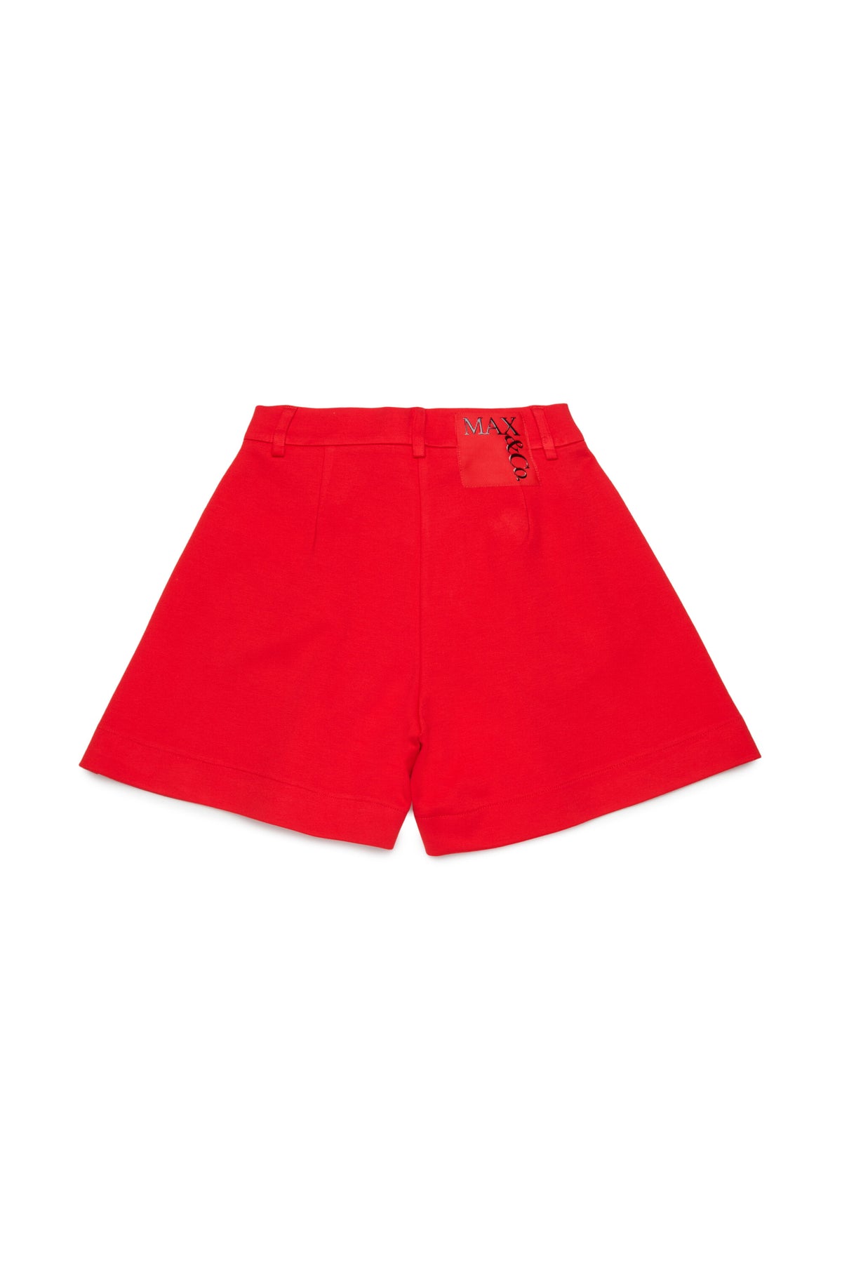 Formal shorts with logo on the back