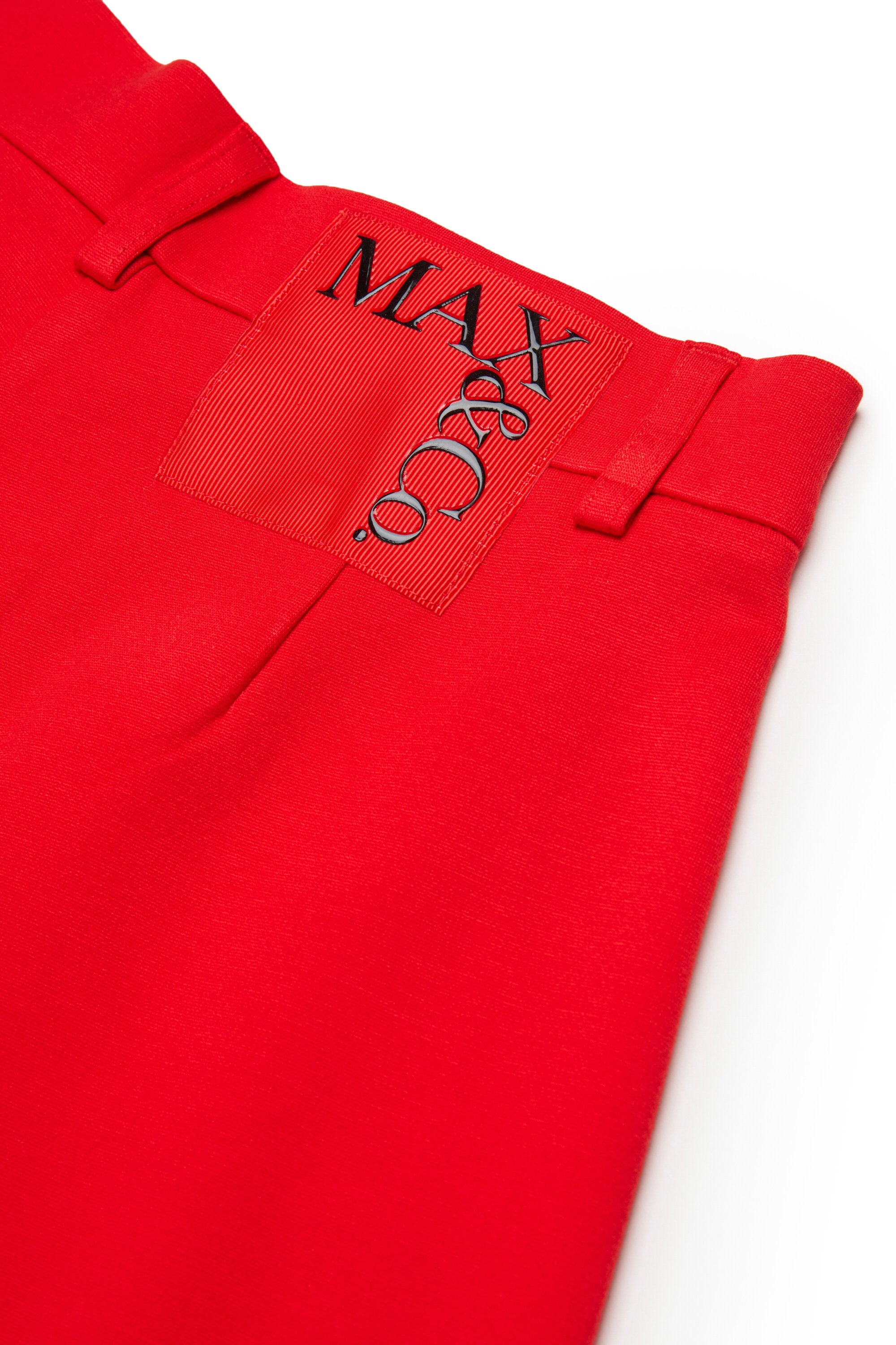 Formal shorts with logo on the back