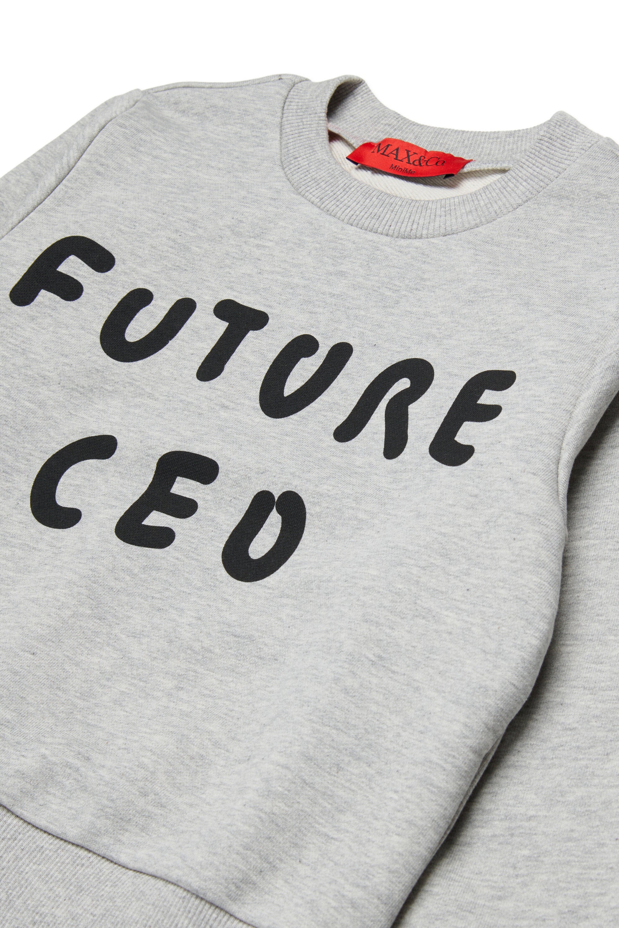 Sudadera de cuello redondo con logo estampado