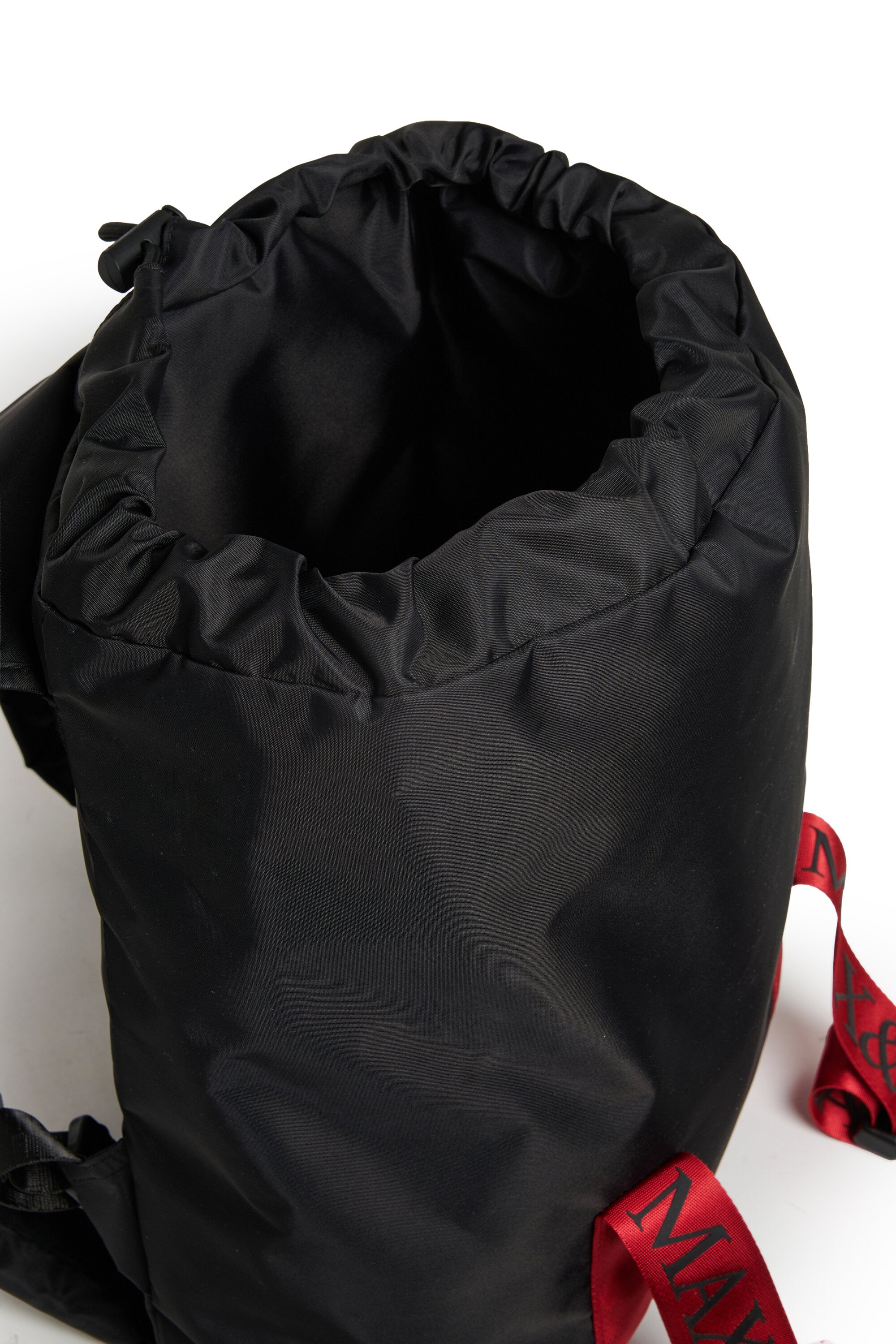 Backpack with oversized front logo