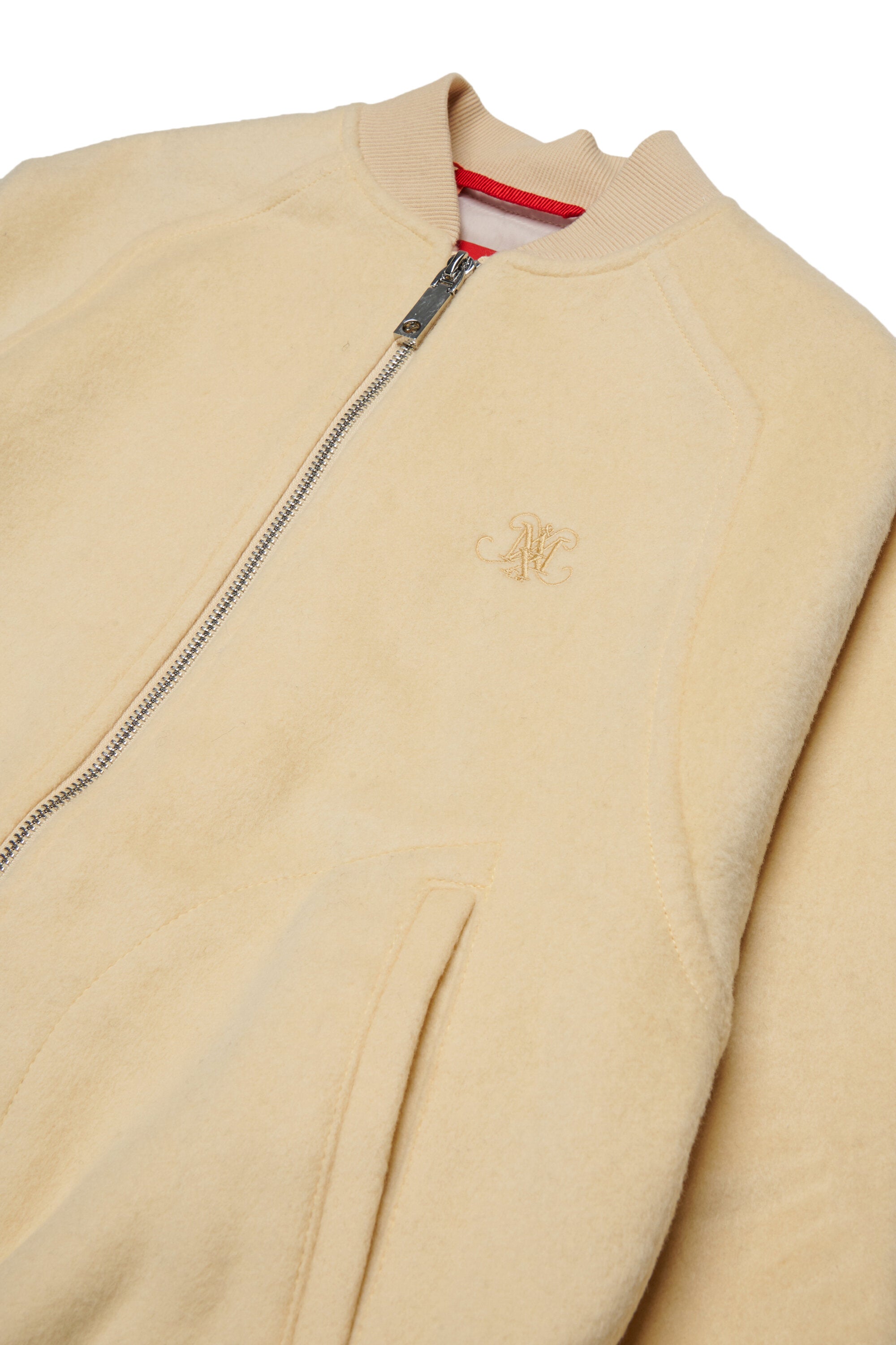 Cazadora bomber con logo