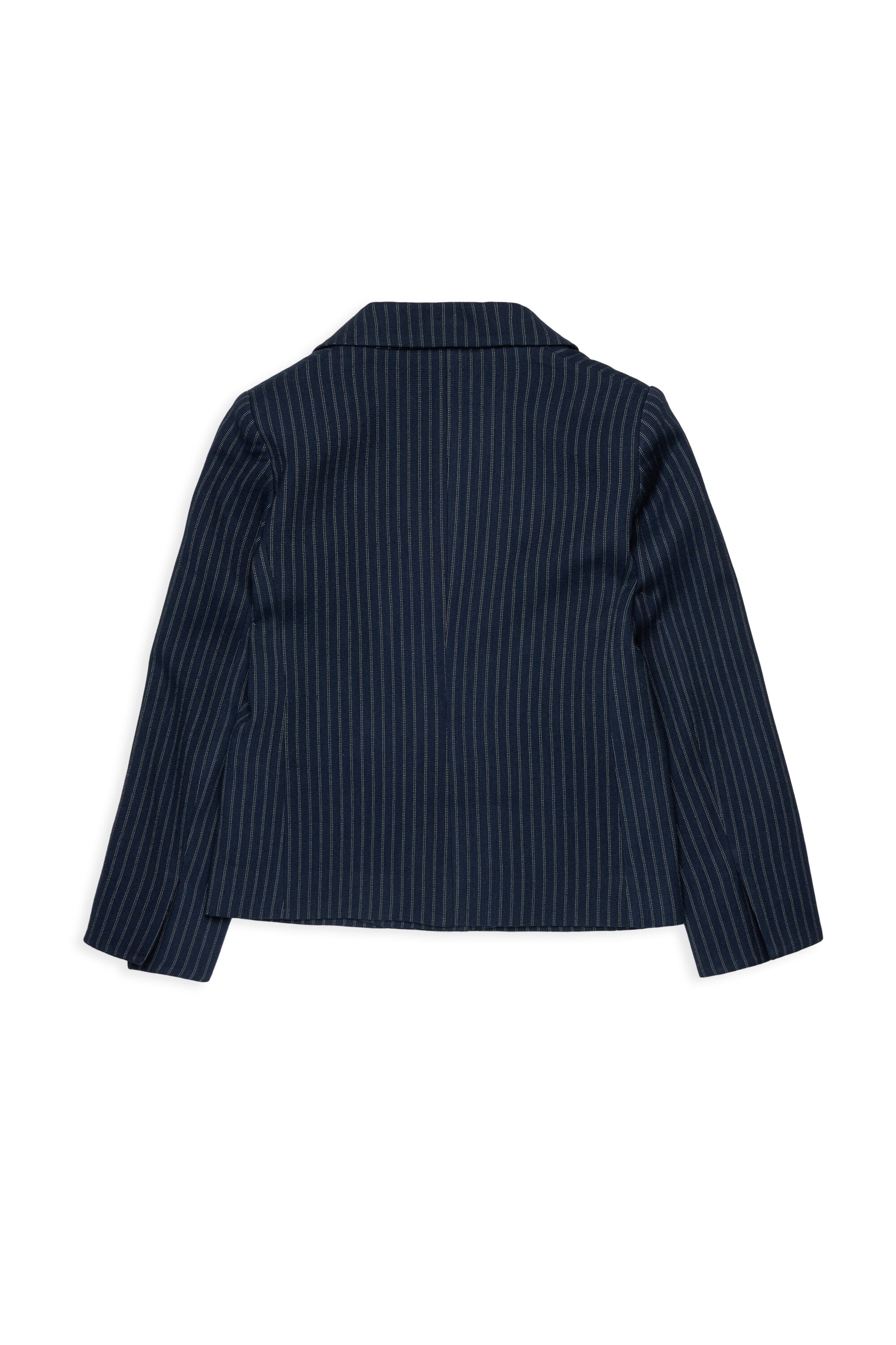 Blazer jacket with printed logo