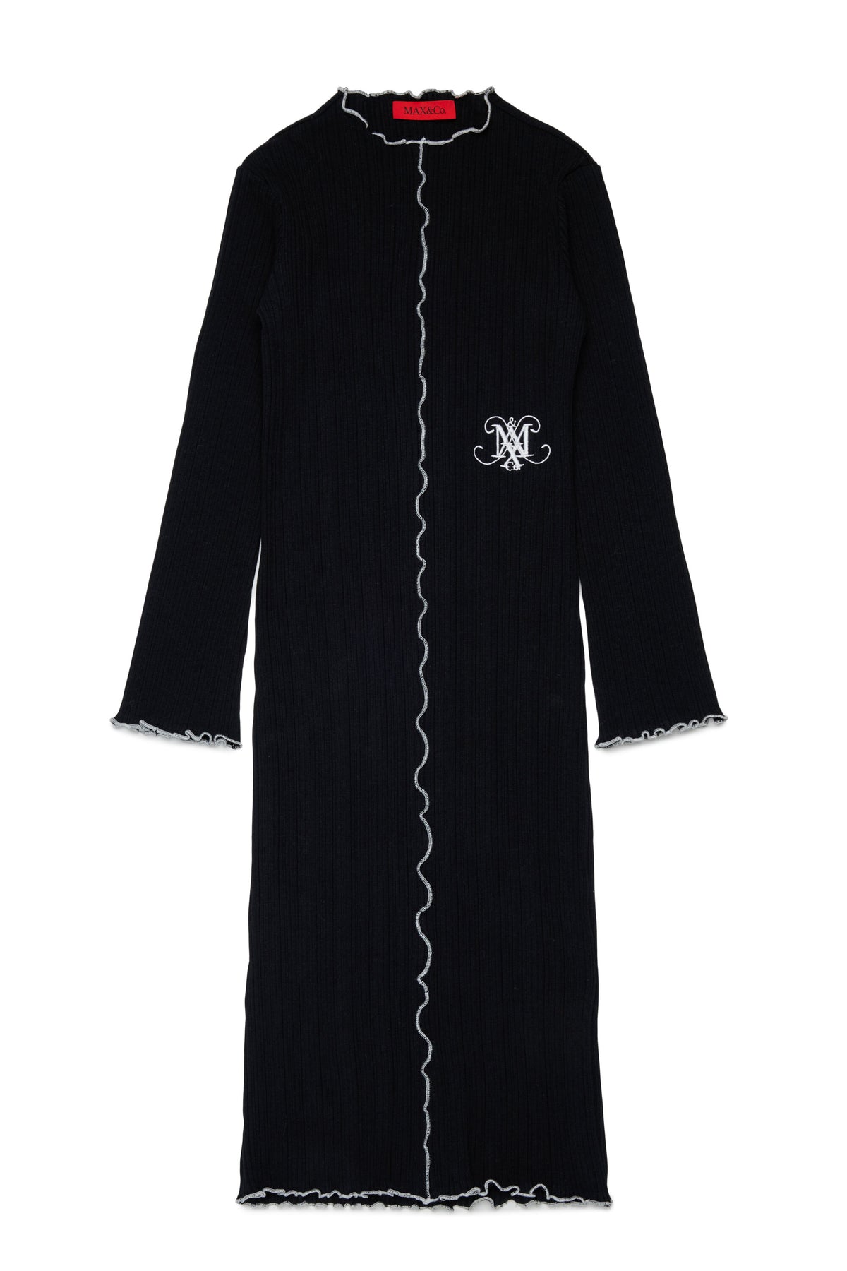 Vestido midi con logo