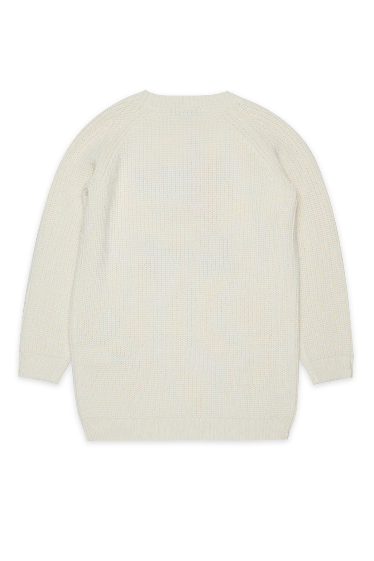 Knit dress with front lettering