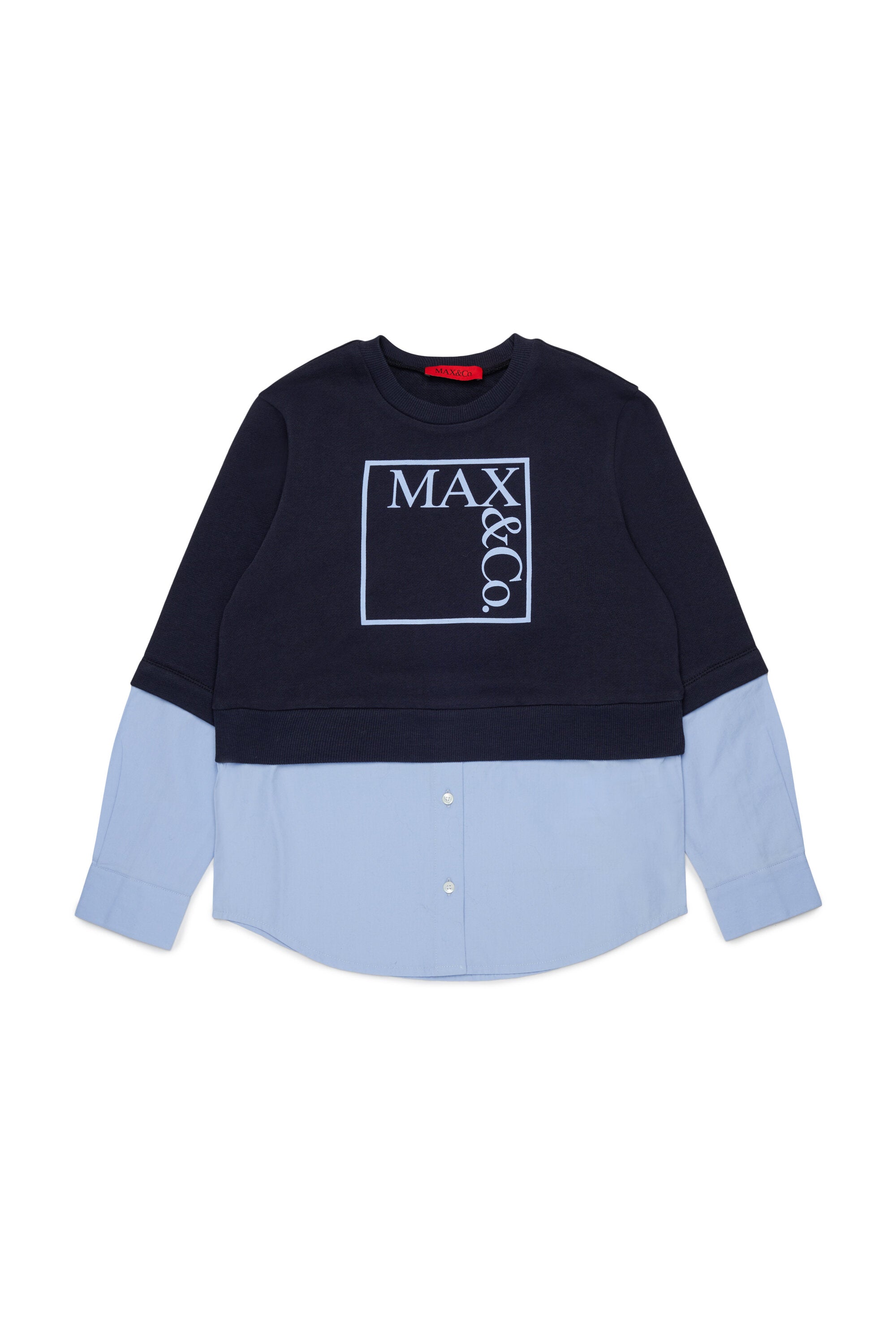 Sudadera de cuello redondo con logo