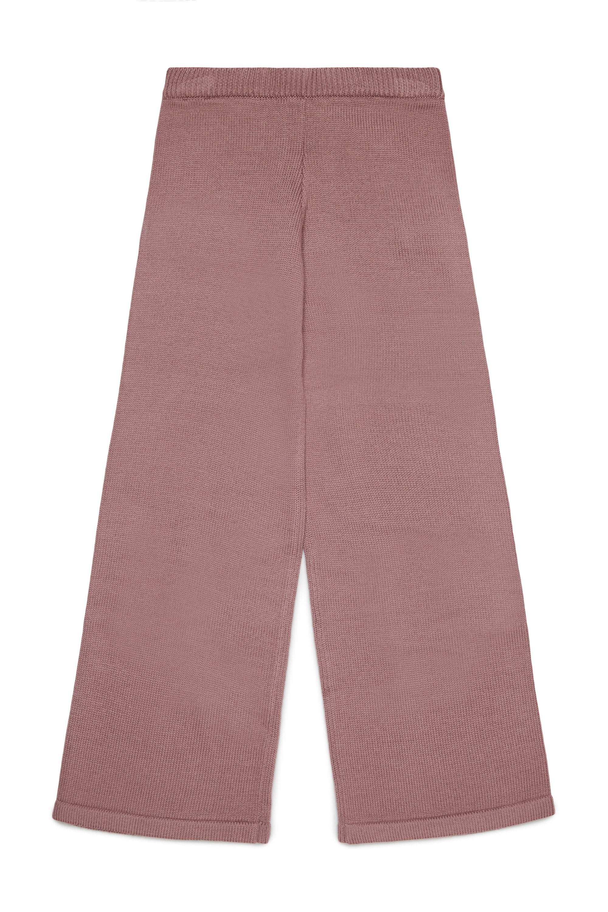 Knit pants with logo