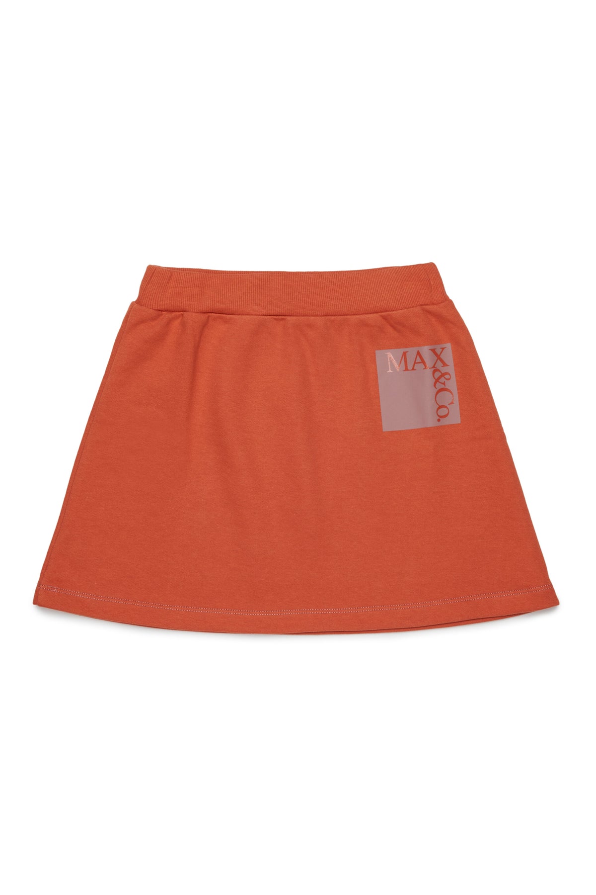Short skirt with logo