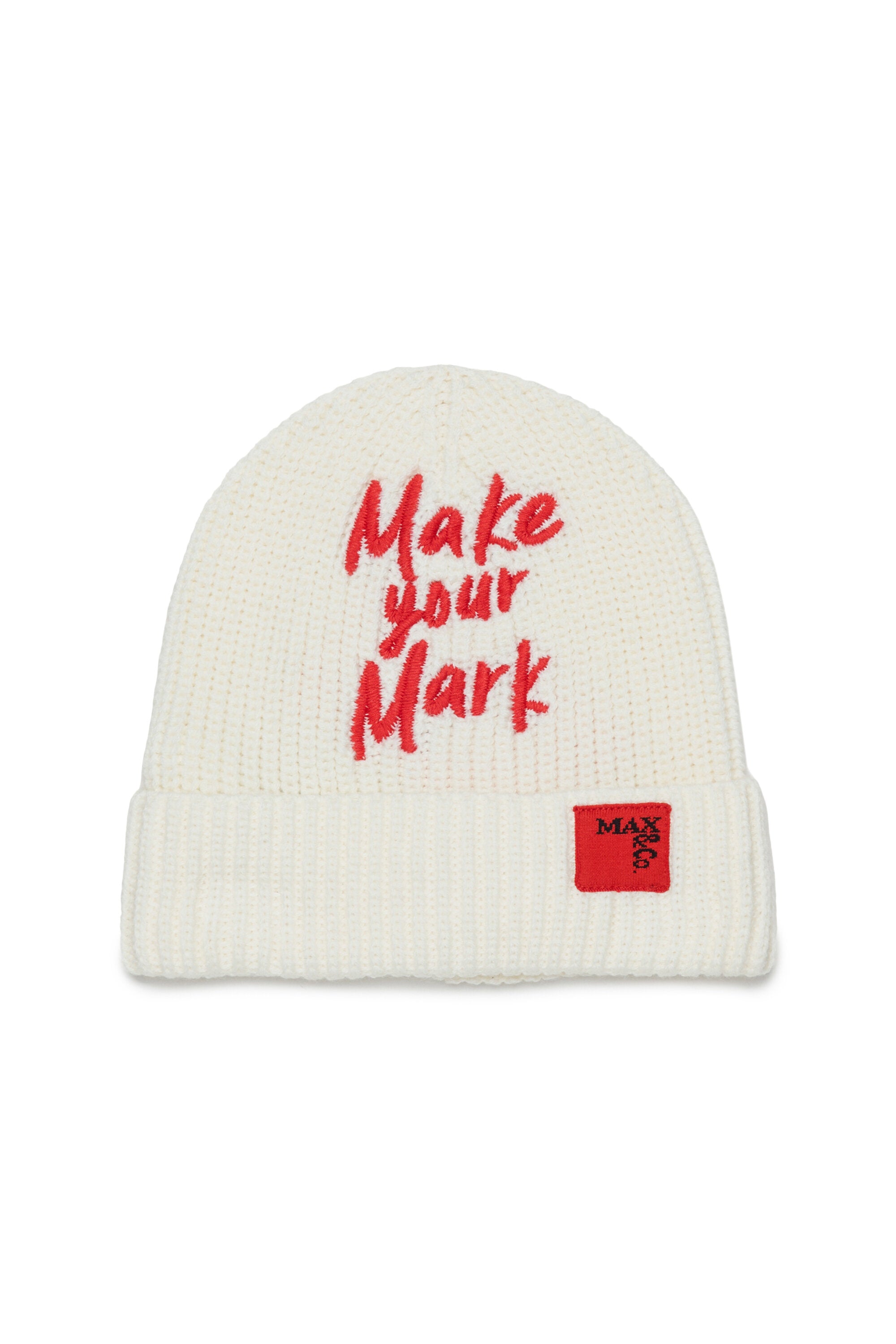 Cap with lettering and logo