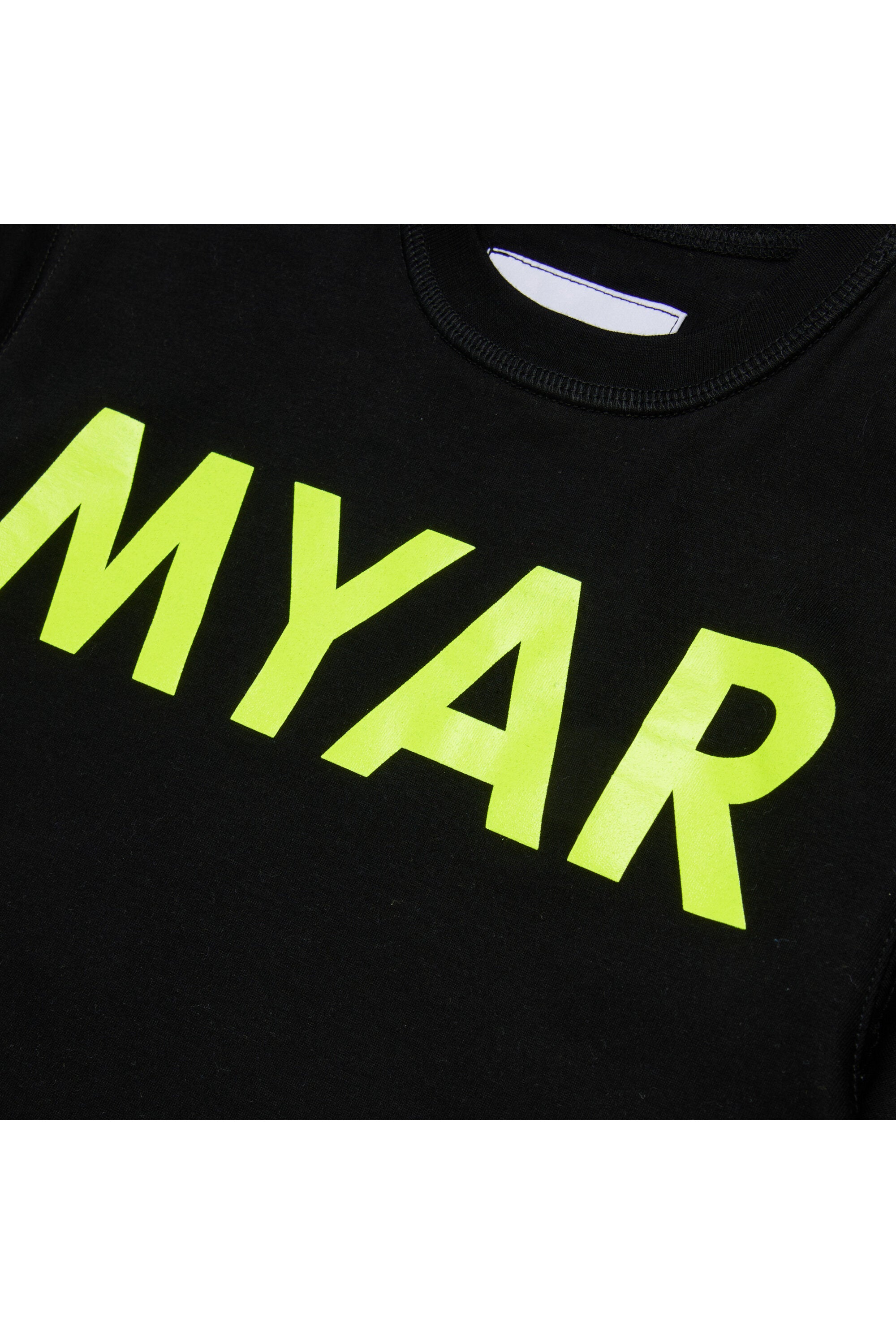 Camiseta de algodón Deadstock con logo MYAR