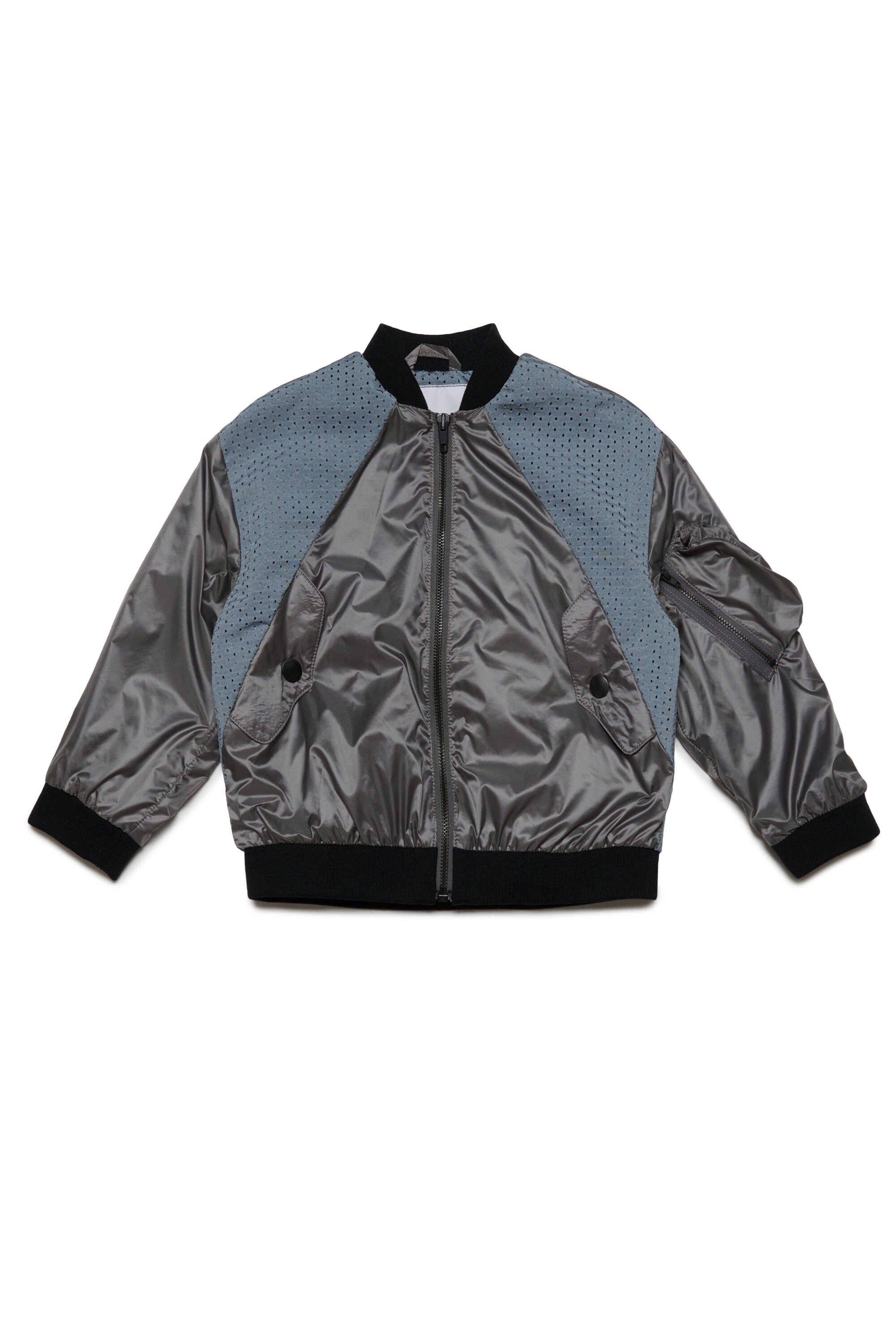 Deadstock fabric bomber jacket with MYAR logo