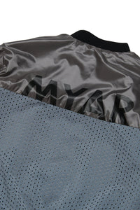 Deadstock fabric bomber jacket with MYAR logo