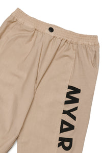 Pantalones en tejido deadstock con logotipo MYAR